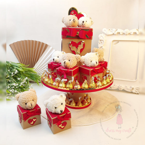 Teddy Love Gift Tower
