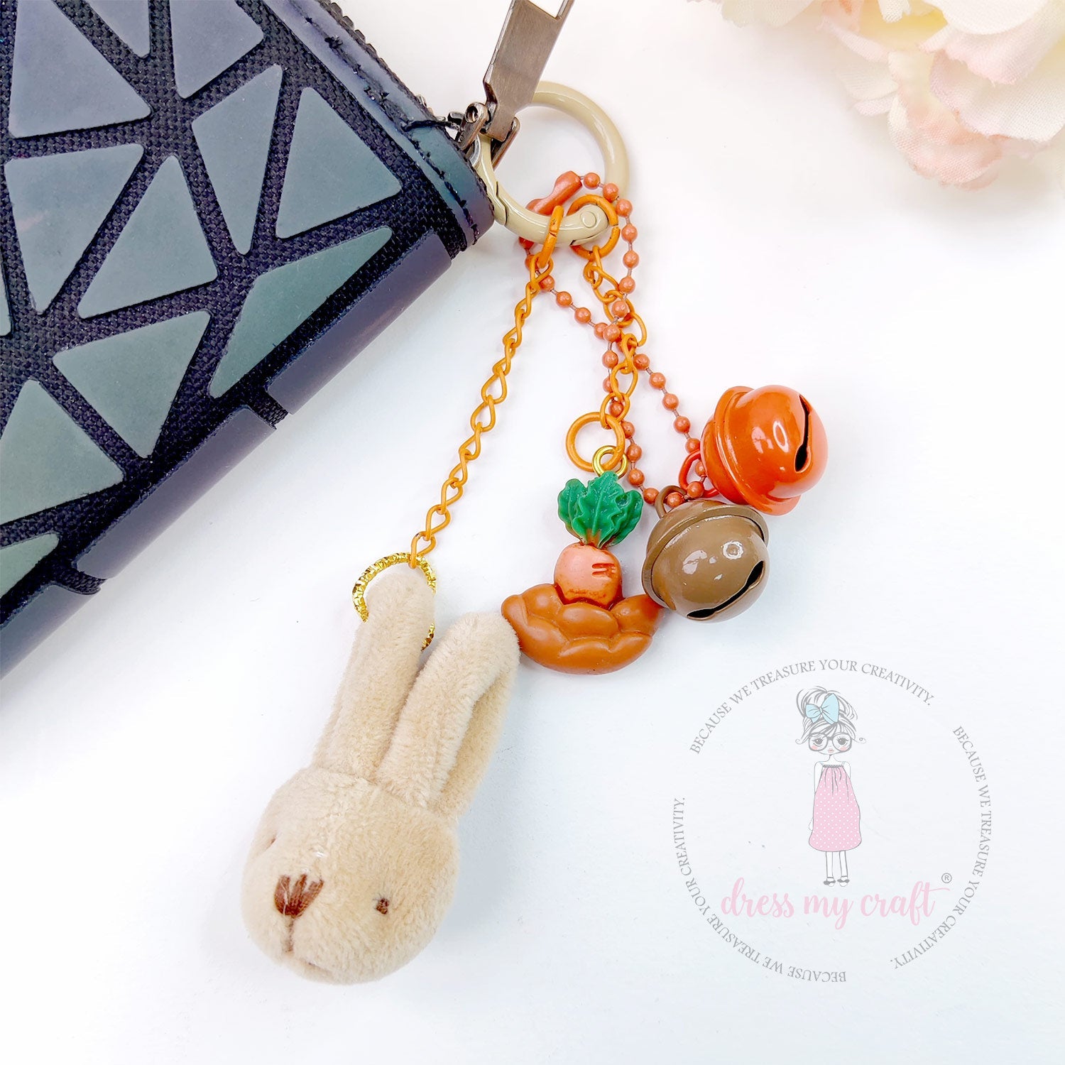 Bunny Charm Keychain