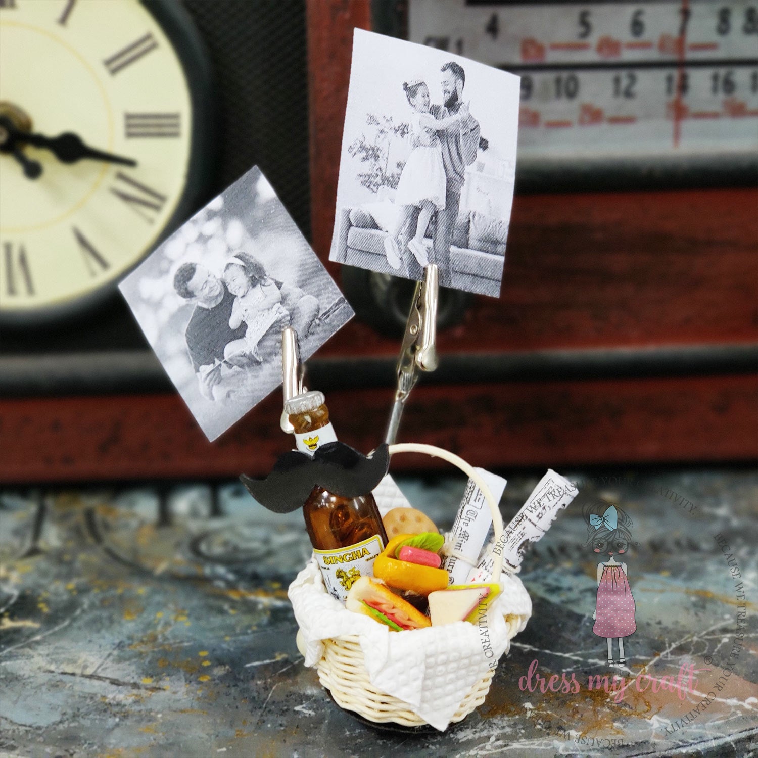 Men’s Basket Fridge Magnet