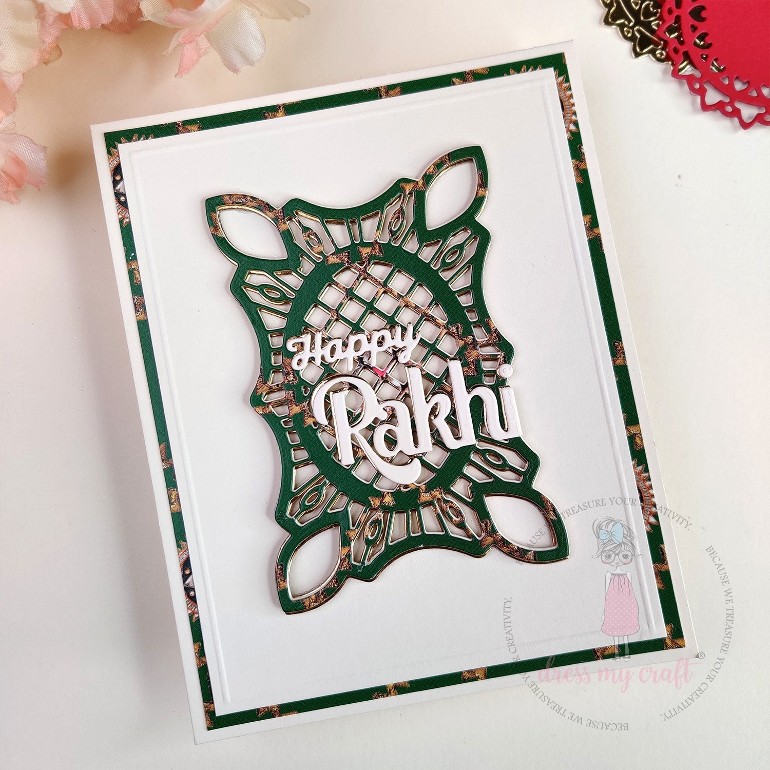 Happy Rakhi Intricate Card