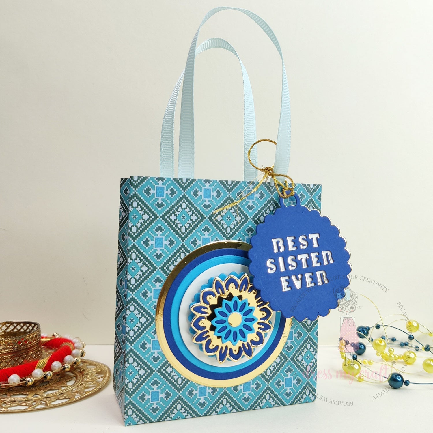 Best Sister Ever Designer Gift Bag
