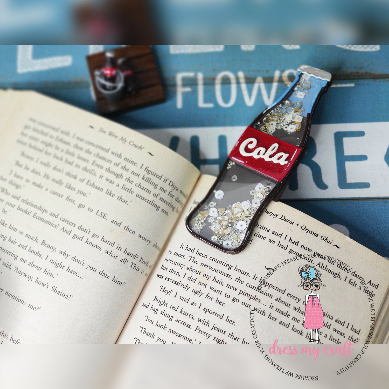 Cola Bottle Bookmark
