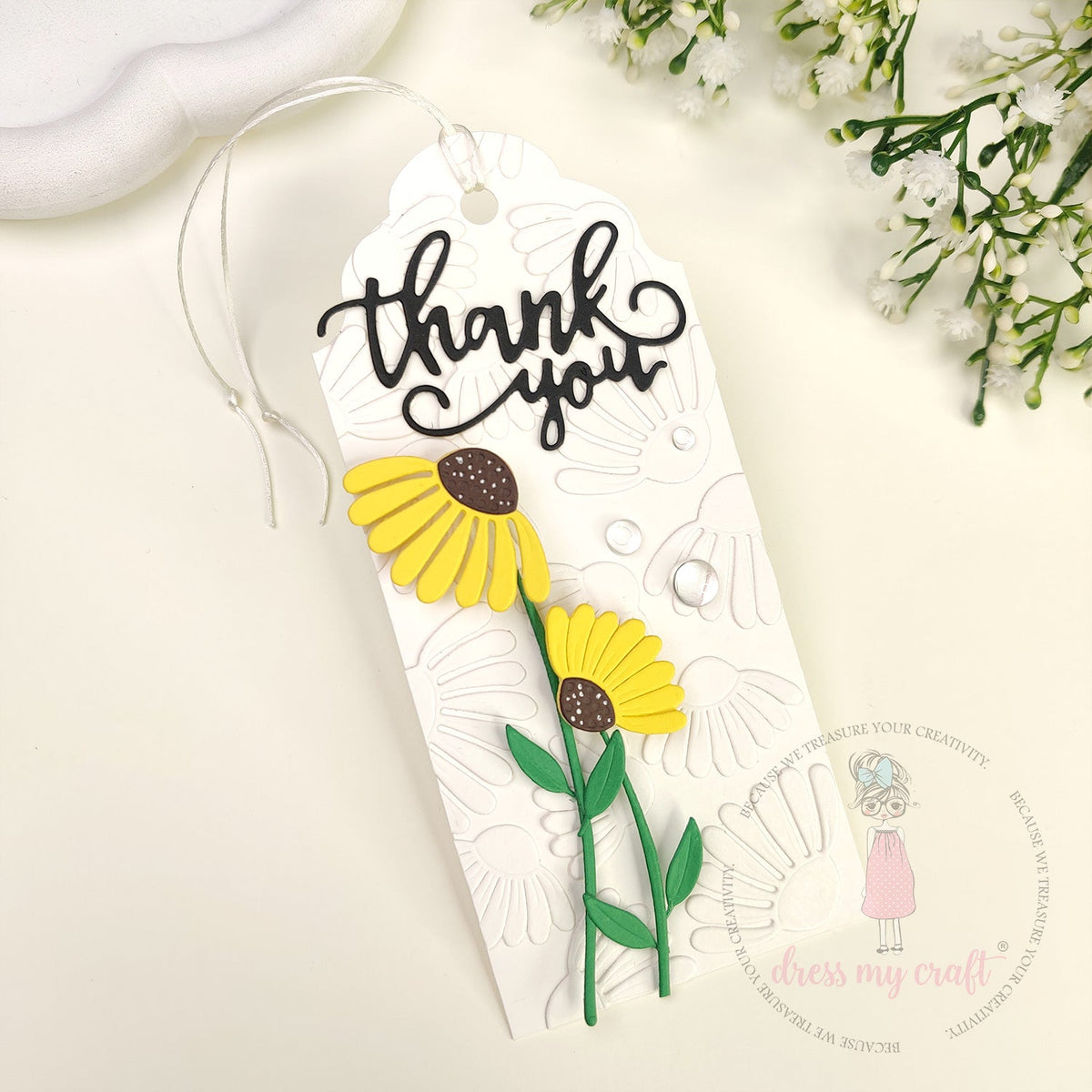 Thank You Daisy Tag – CRAFTERS CORNER
