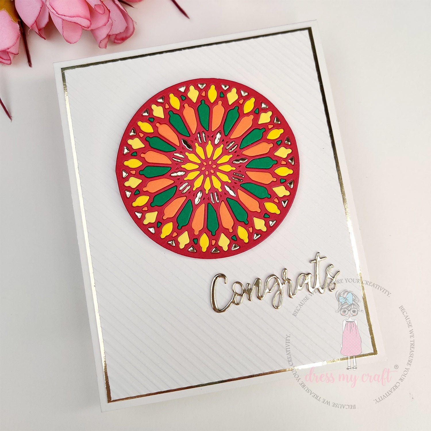 Doily Congrats Card