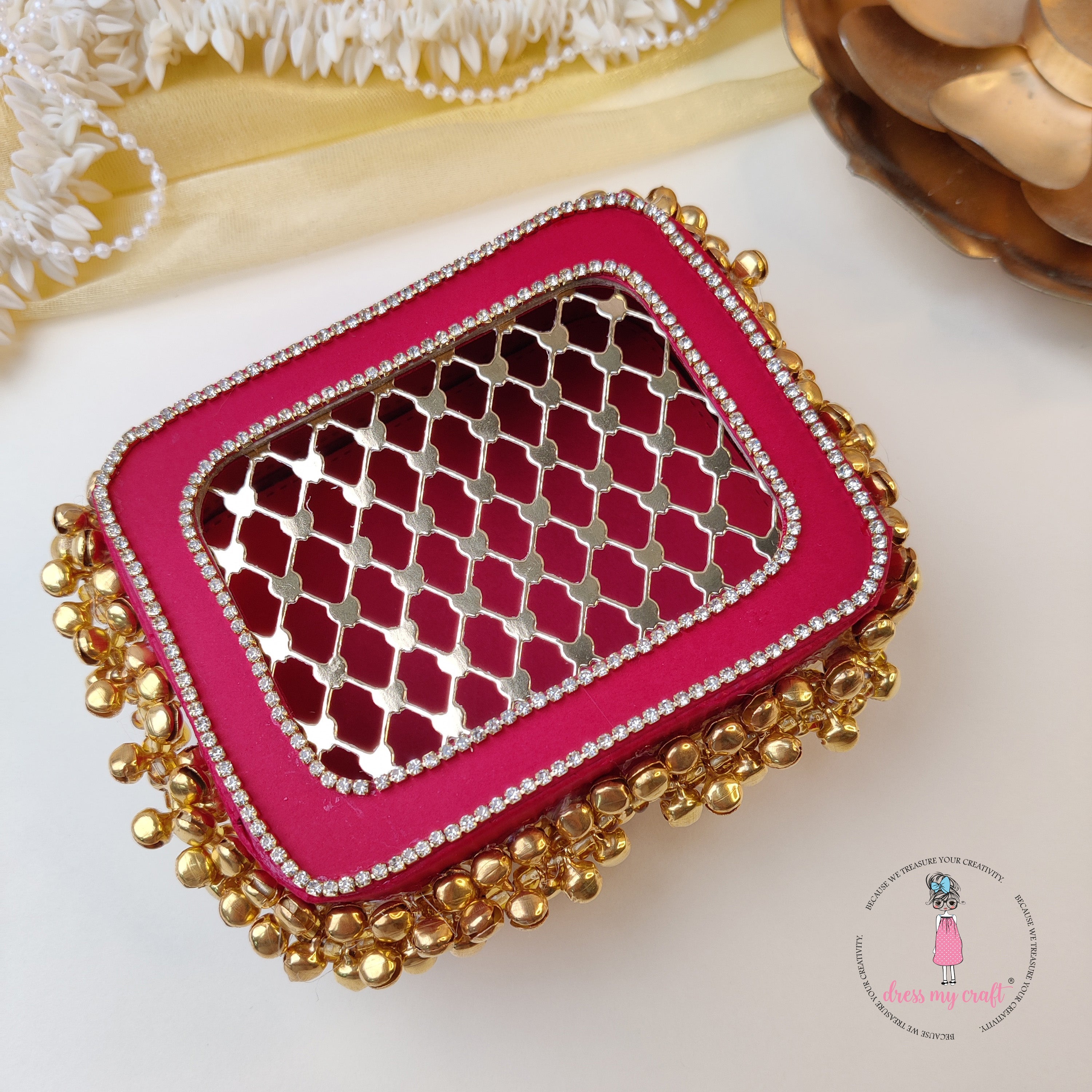 Golden Gota & Sparkle Keepsake Box