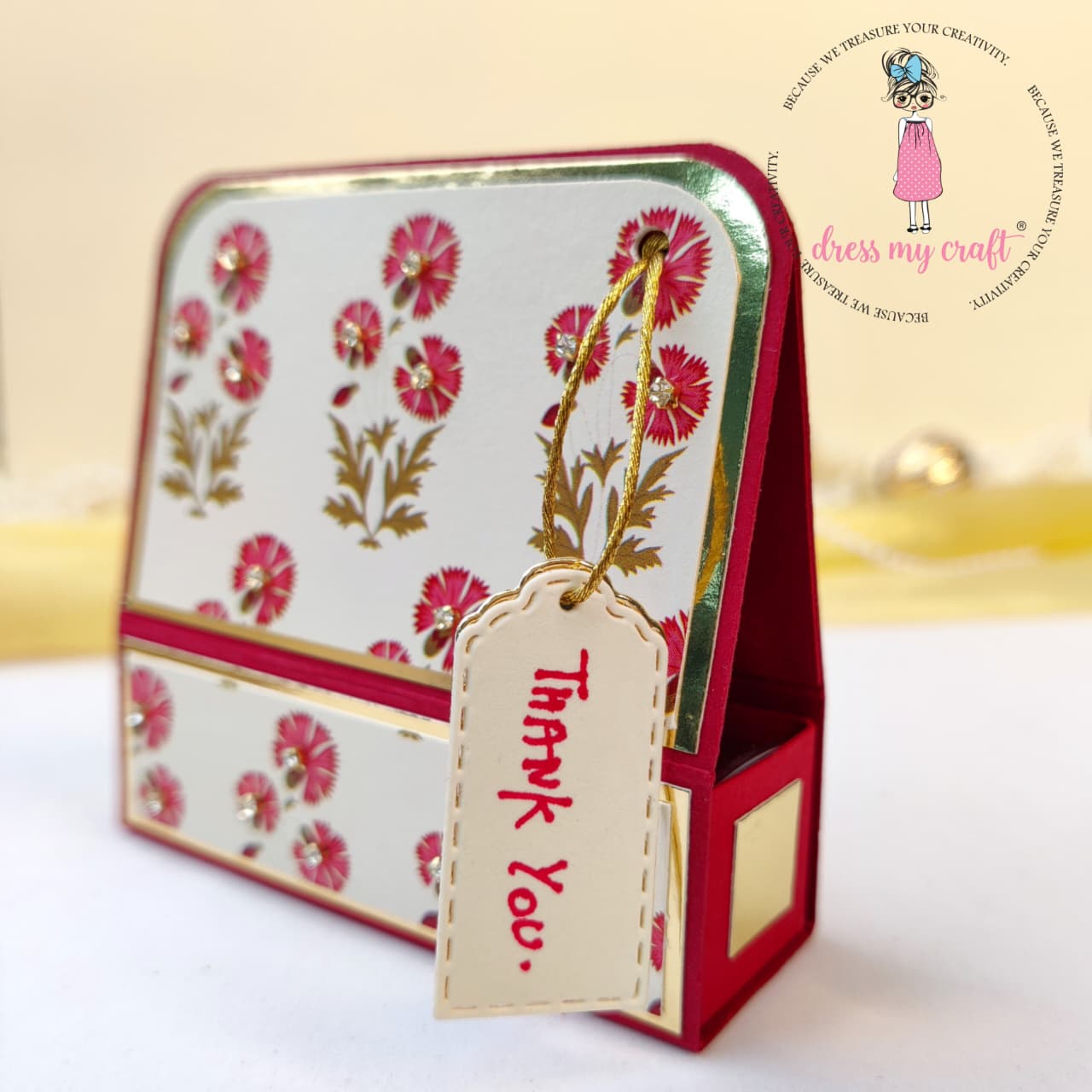 Elegant Handmade Thank You Gift Box