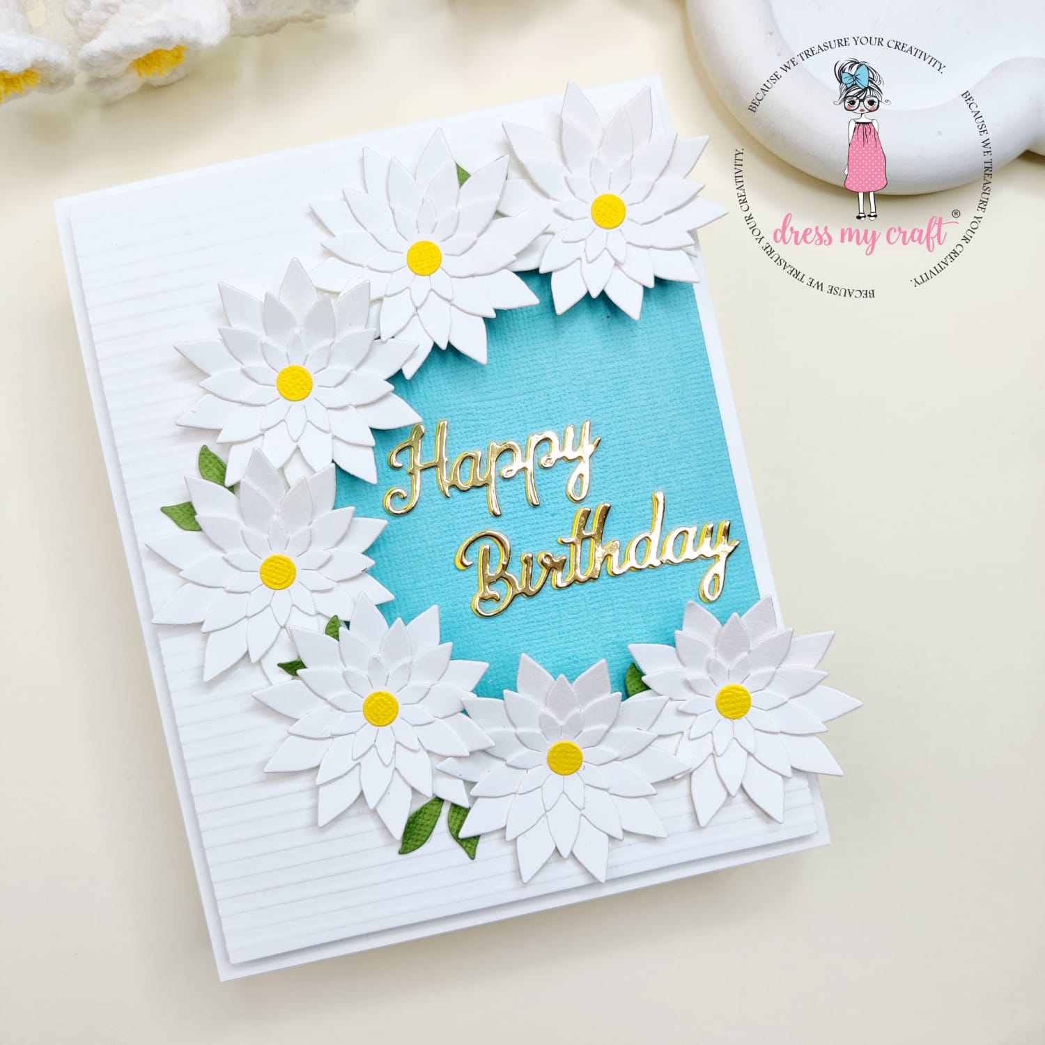 Blure Floral Birthday Card