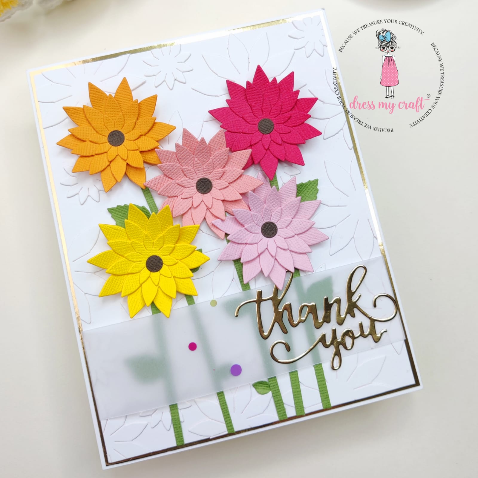 Floral Thank You Card