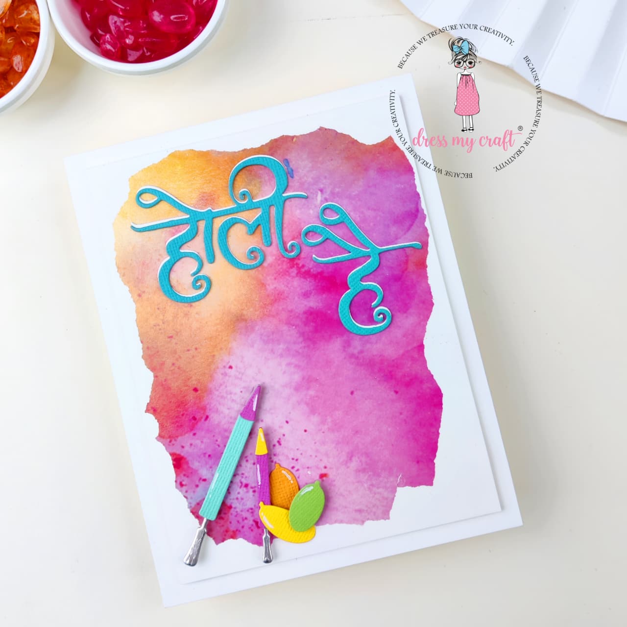 Holi Festival Card