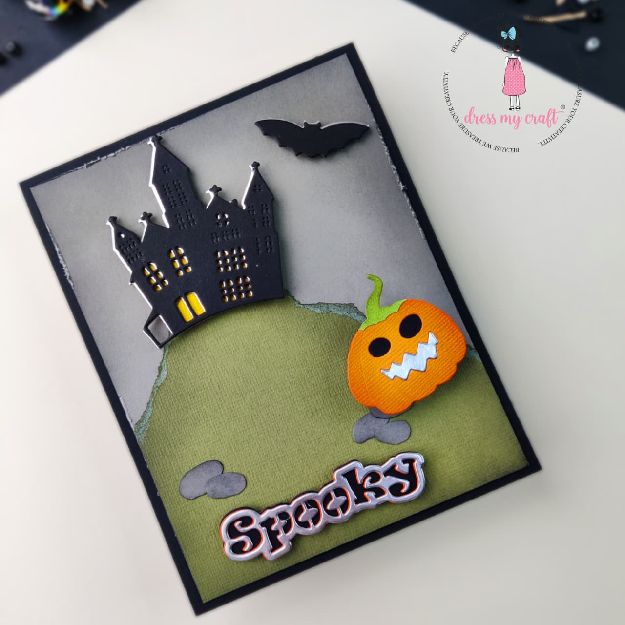 SPOOKY Spinner Card