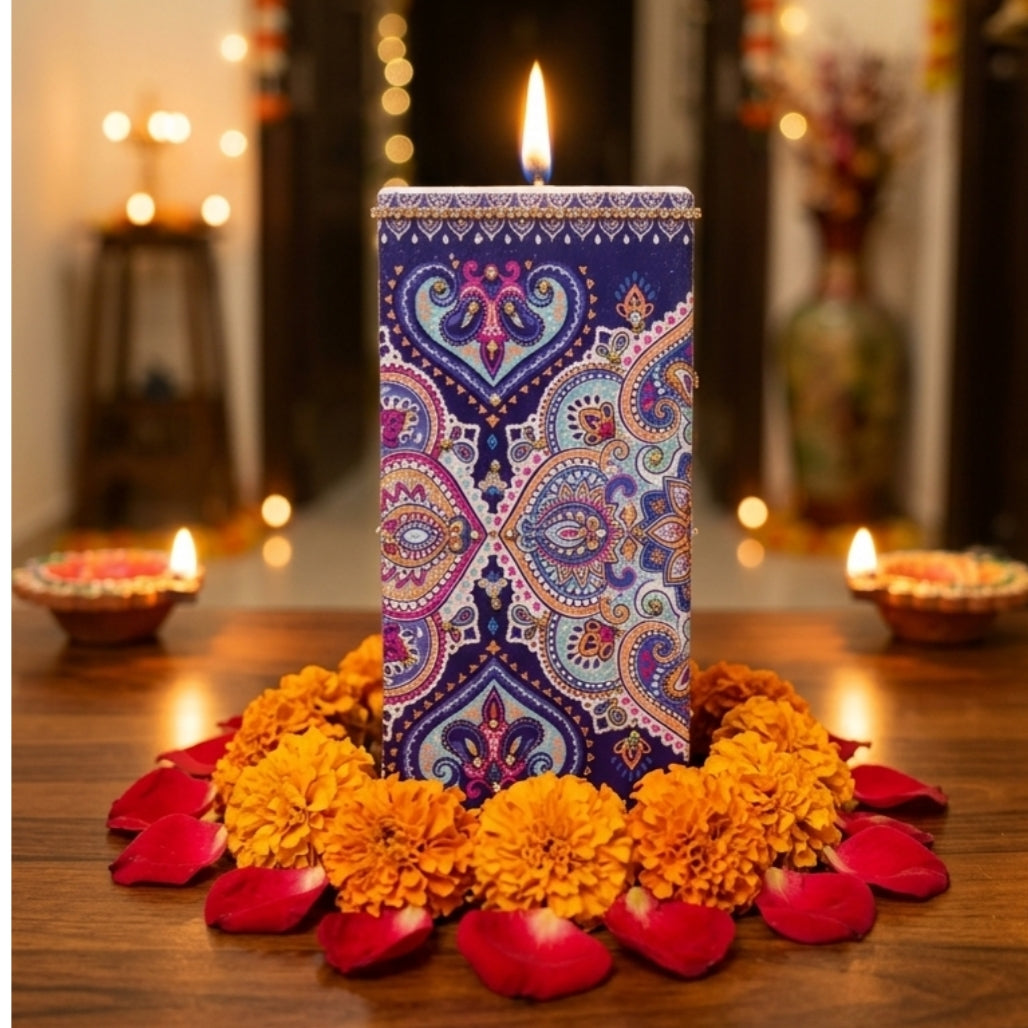 Mandala Candle