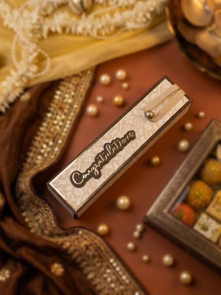 Elegant Congratulations Gift Box