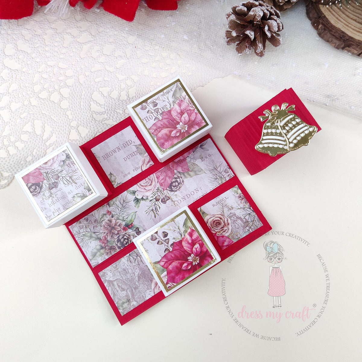 Christmas Mini Explosion Box – CRAFTERS CORNER