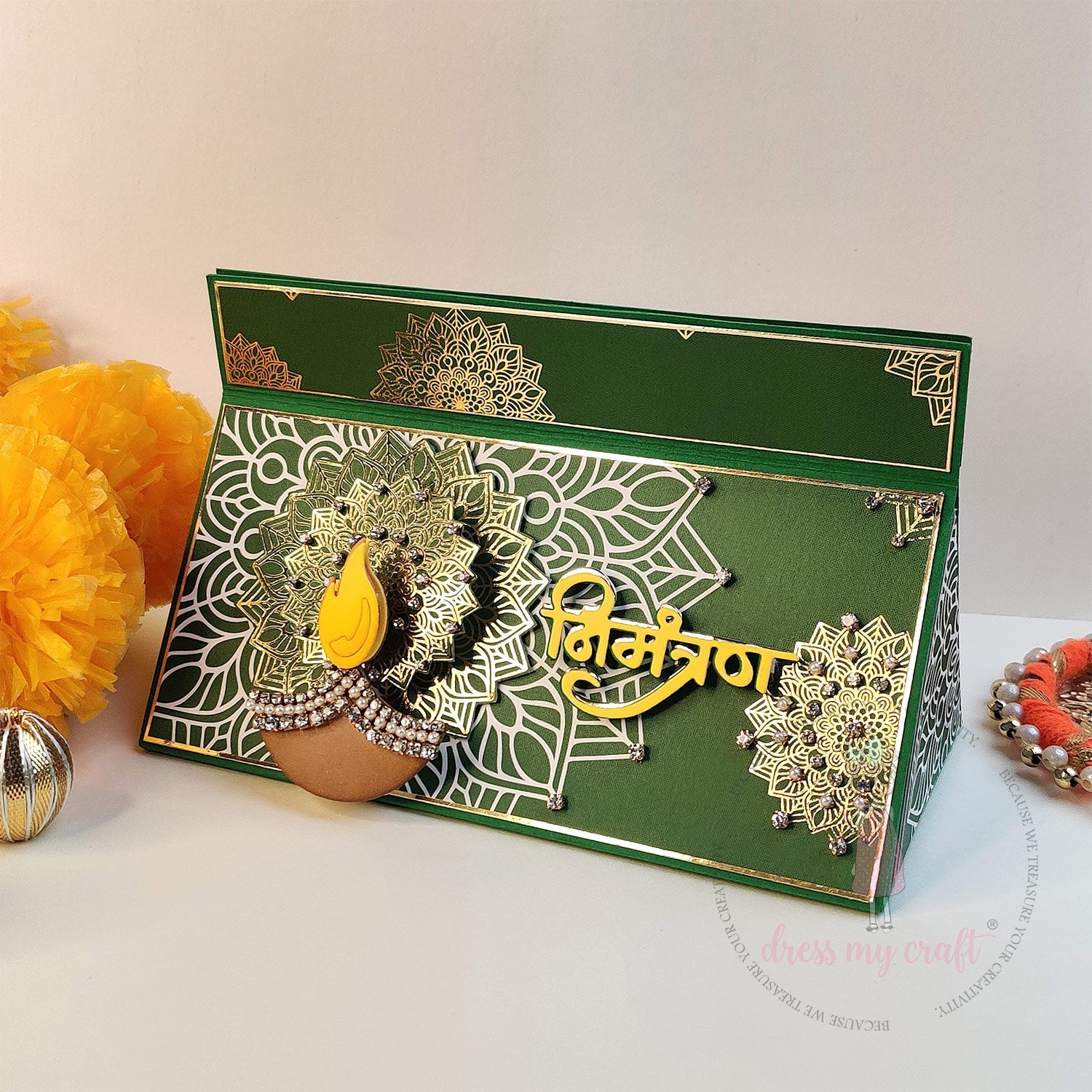 Traditional Diwali Invitation Card