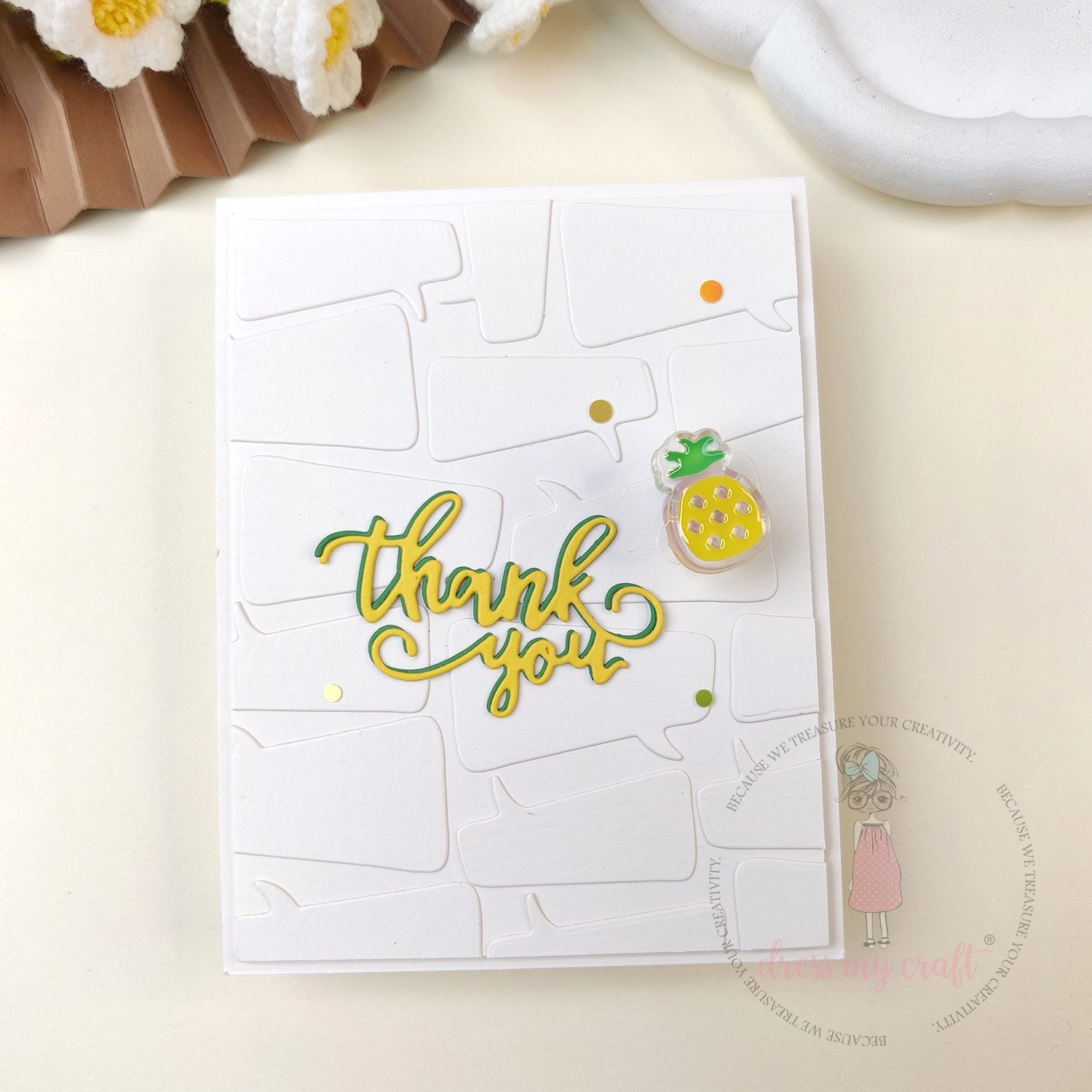 Tropical Thank You Handmade Card