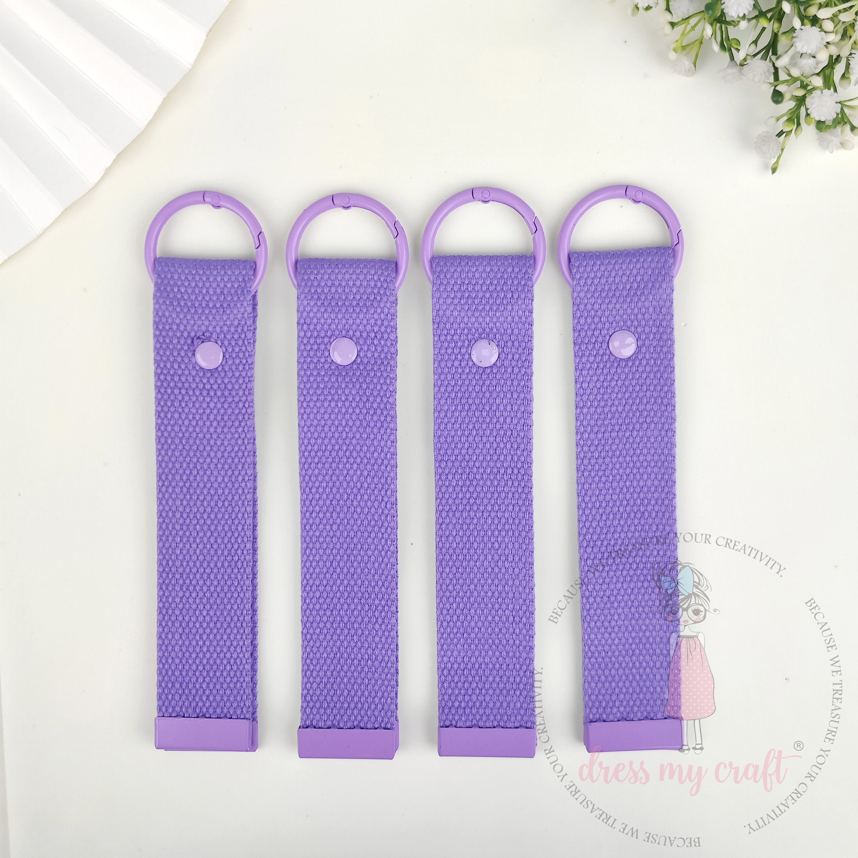 Colorful Canvas Straps - Pack of 4 Pcs