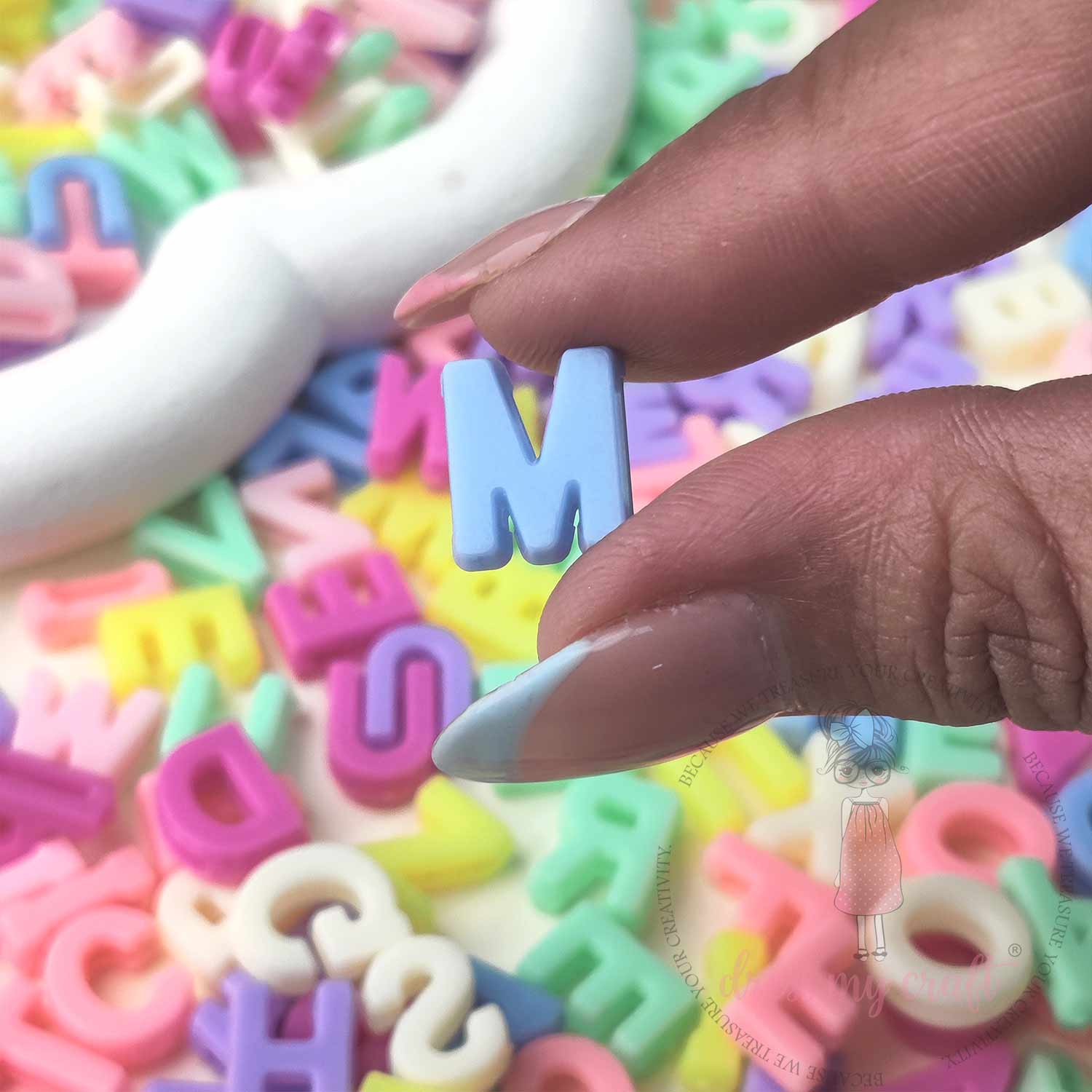 Rainbow Pop Alphabet Beads