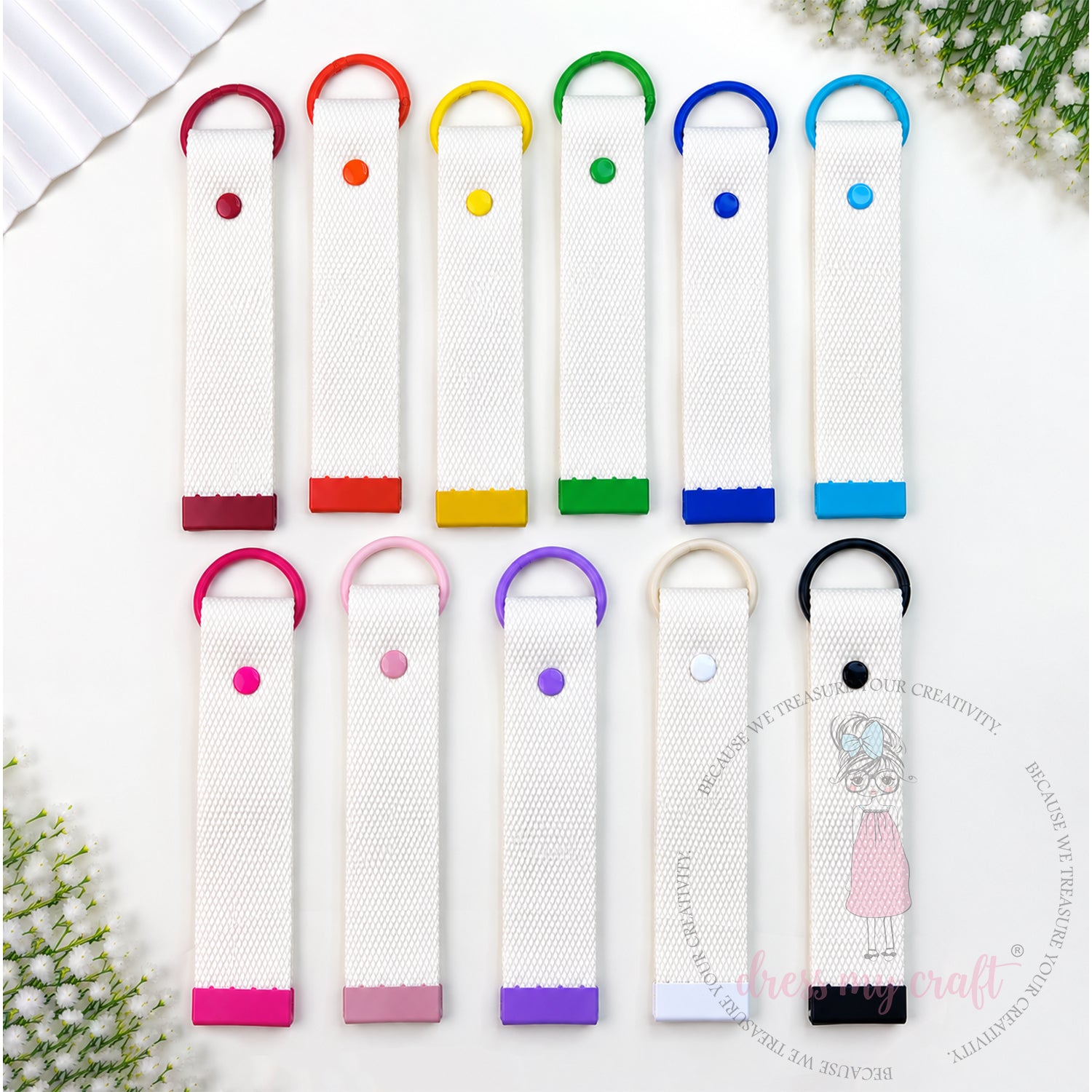 Multicolor Canvas Straps - Pack of 4 Pcs