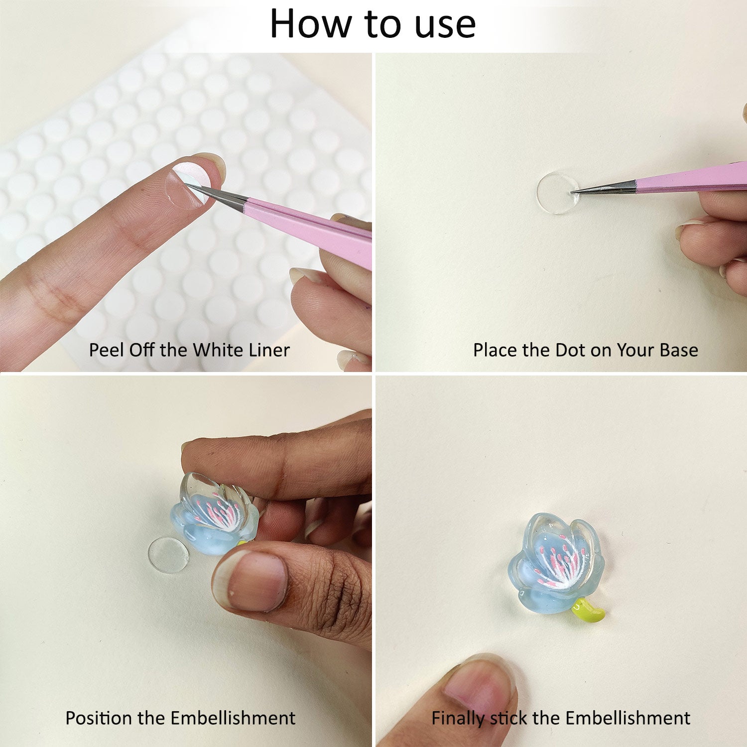 Double-Sided Sticky Dots- 1 cm