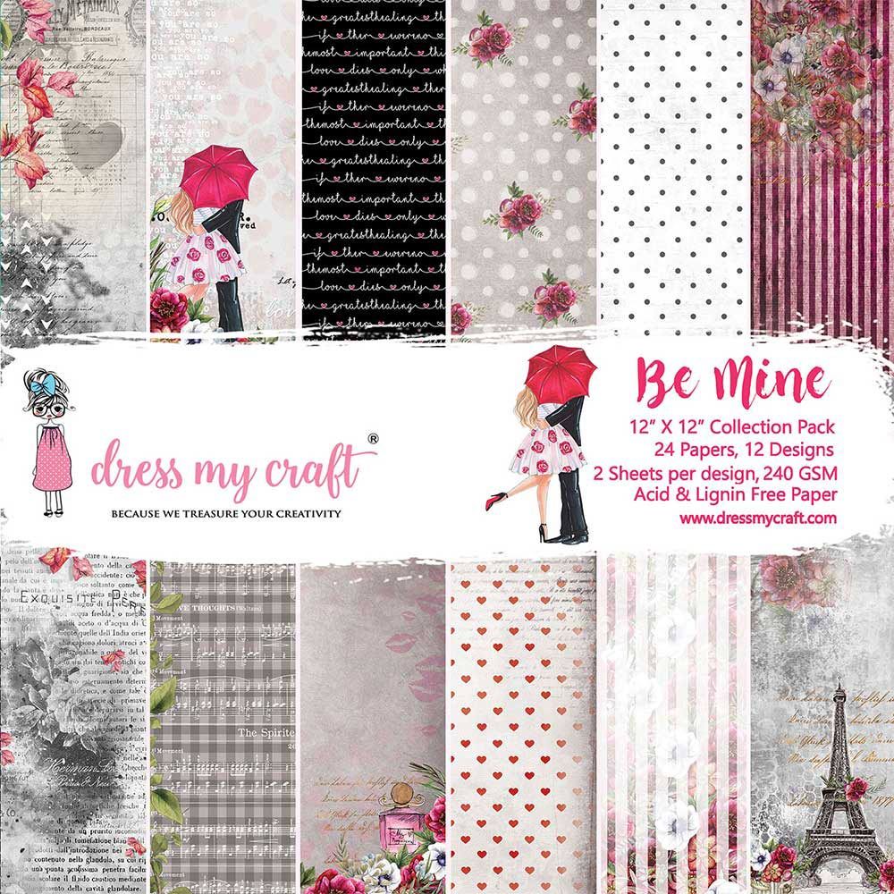 Be Mine - 12" x 12" Paper Pad