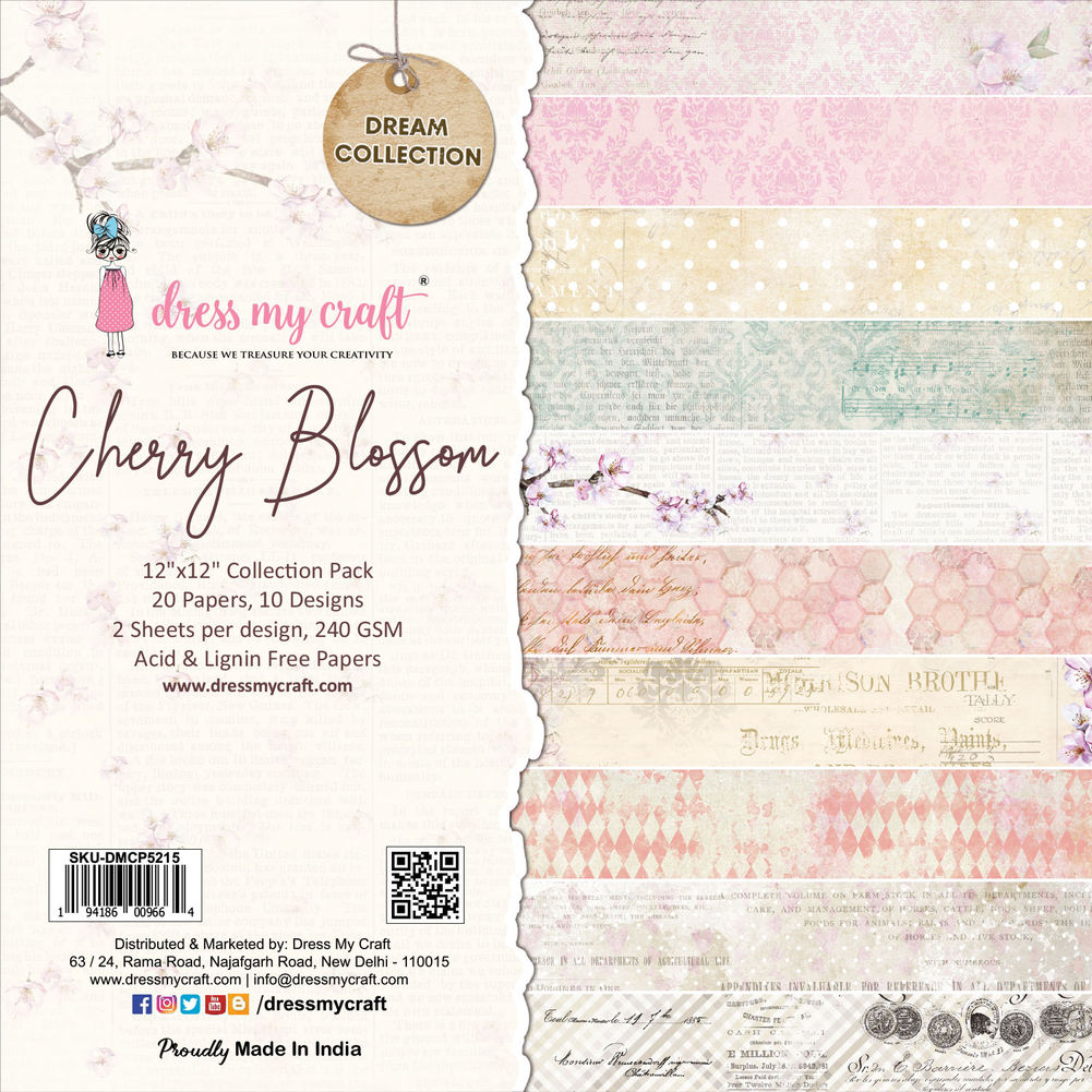 Cherry Blossom - 12" x 12" Paper Pack