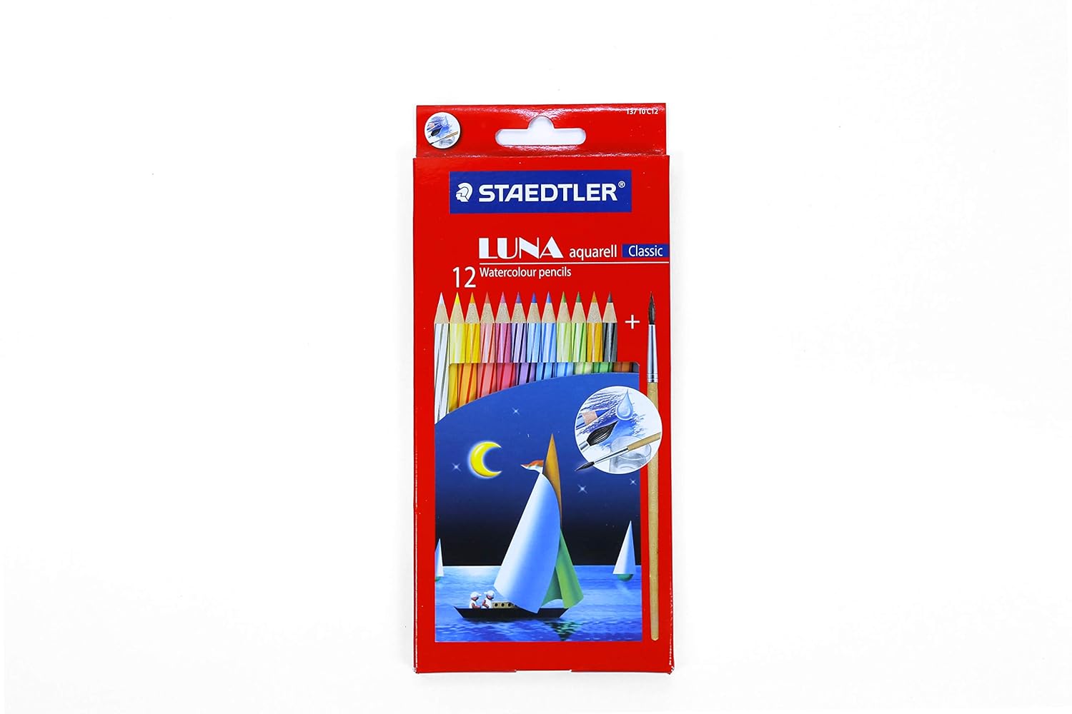 Staedtler Luna Water Colour Pencil Set-Multicolor Pack Of 12