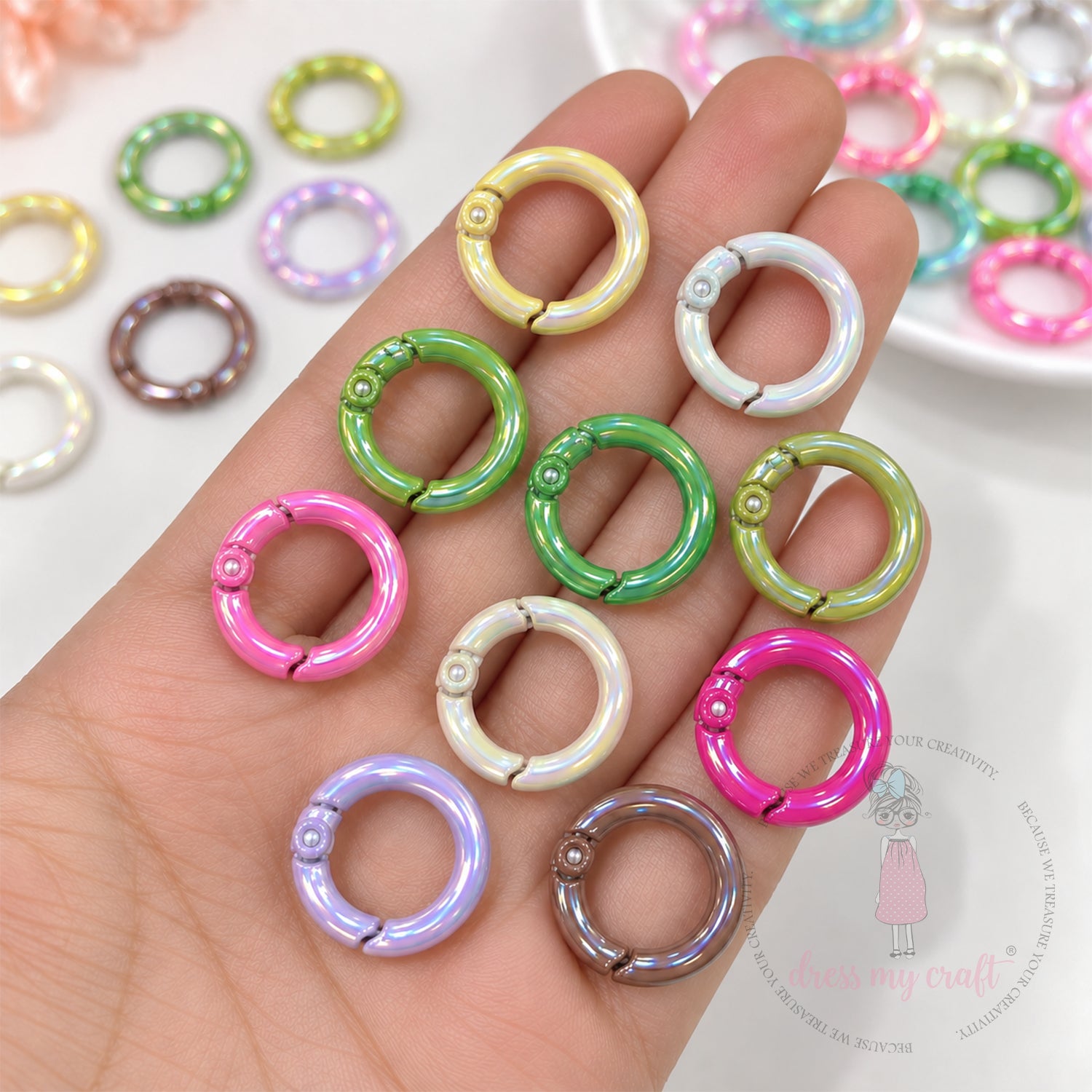 Holographic Heavy Metal Rings - Mini