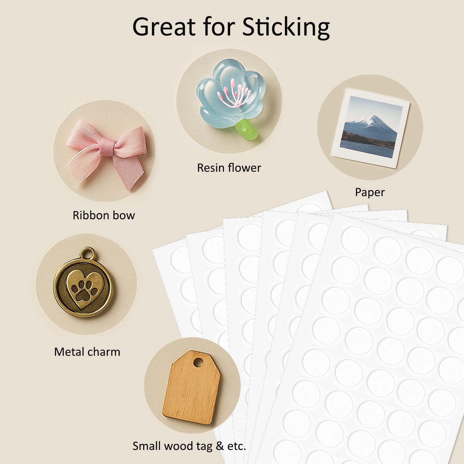 Double-Sided Sticky Dots- 1.5 cm