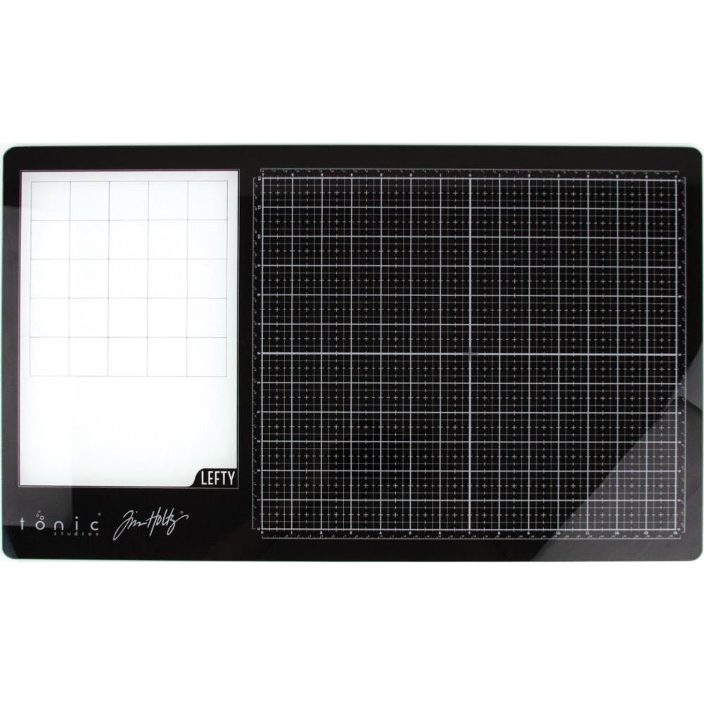 Tim Holtz Glass Media Mat 23.75" x 14.25" - Left-Handed