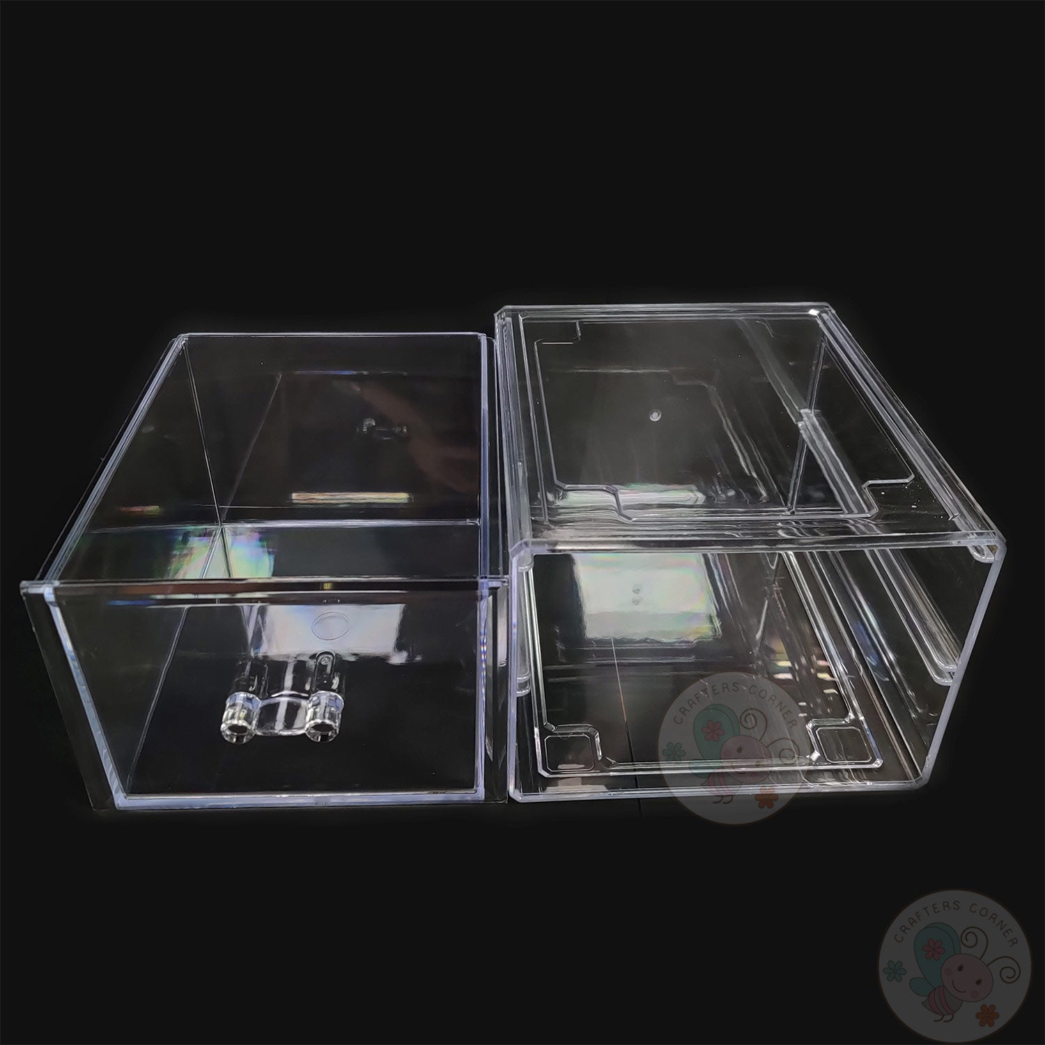 Transparent Acrylic Storage Drawer Box – 1 Slot