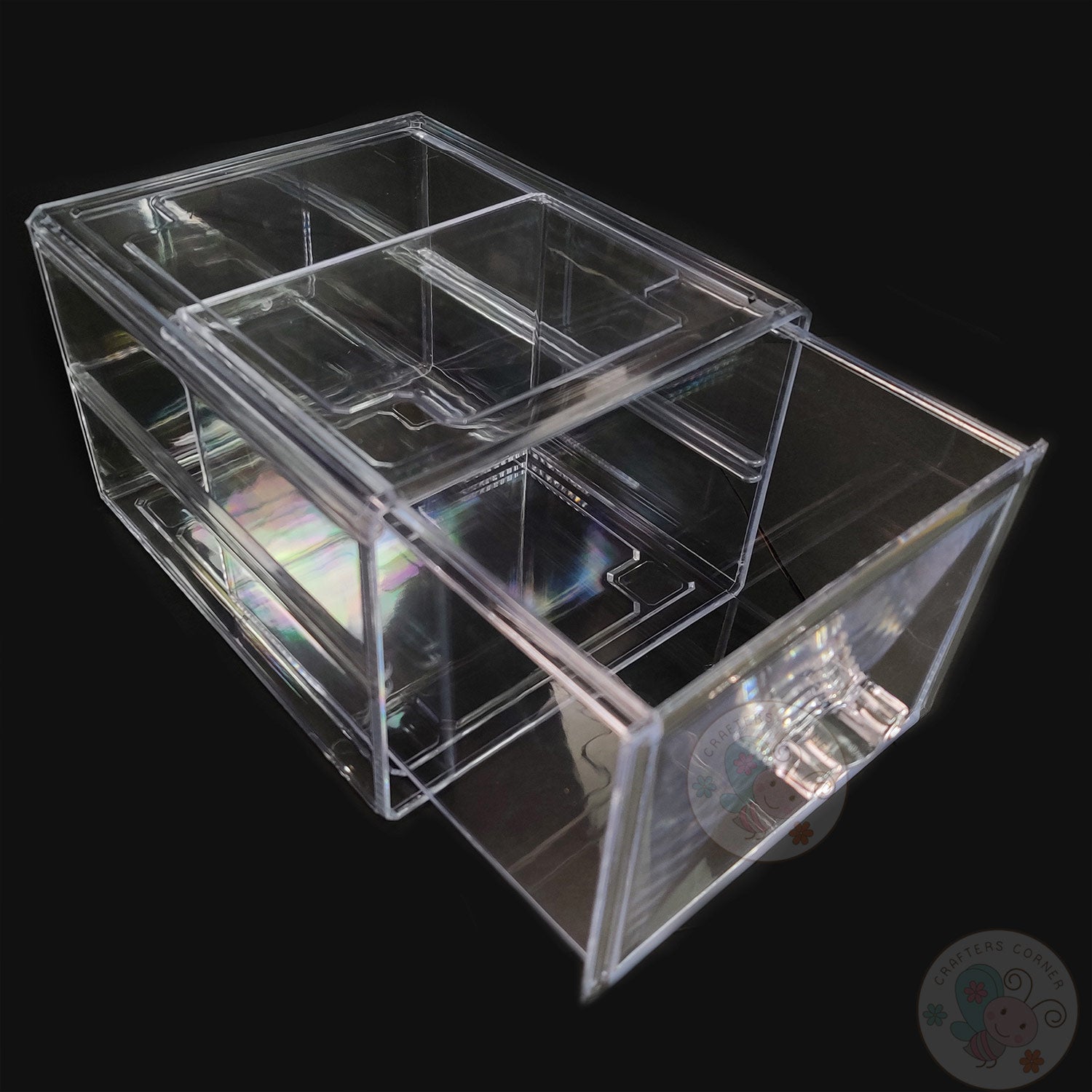 Transparent Acrylic Storage Drawer Box – 1 Slot