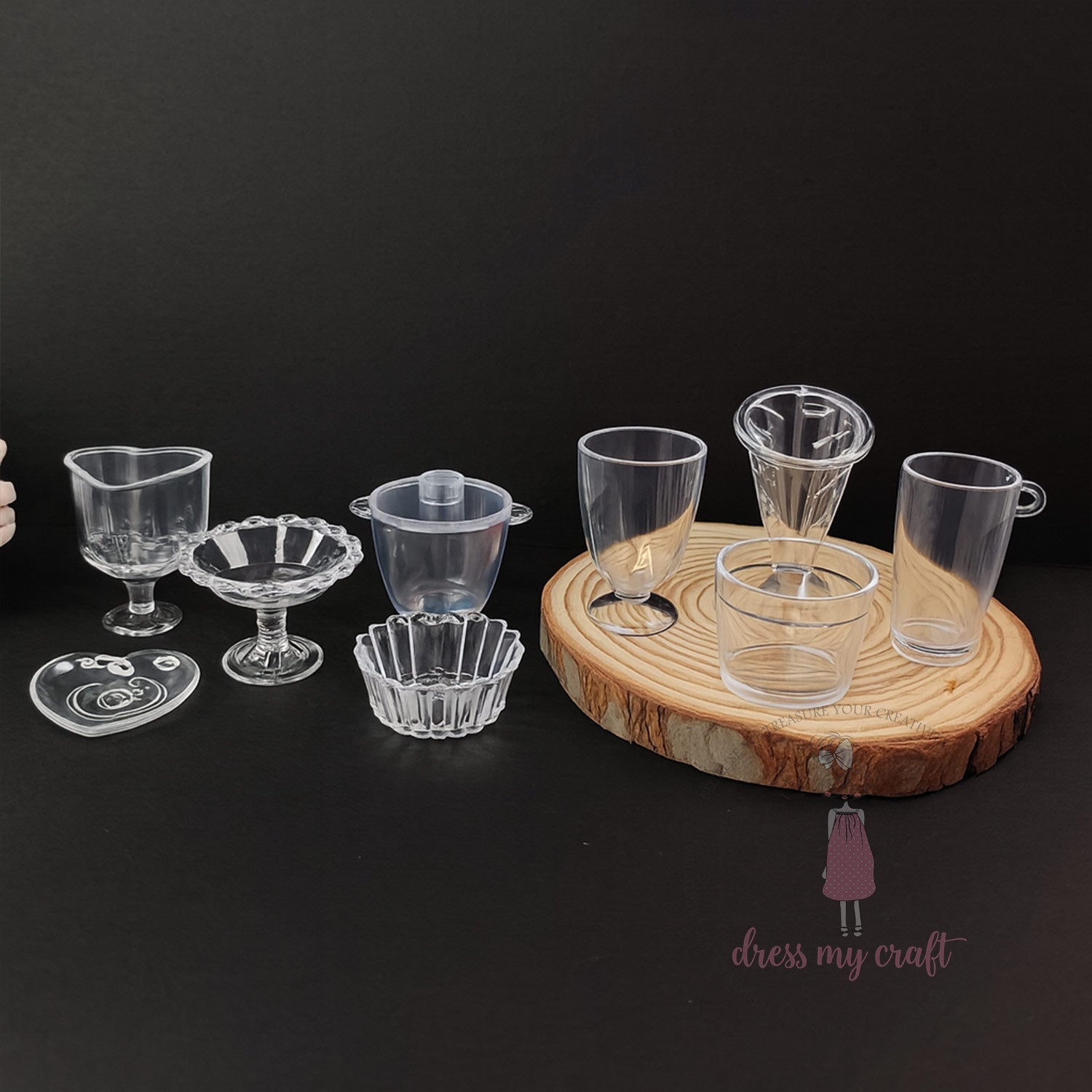 Mini Dessert Bowls, Cups & Plates