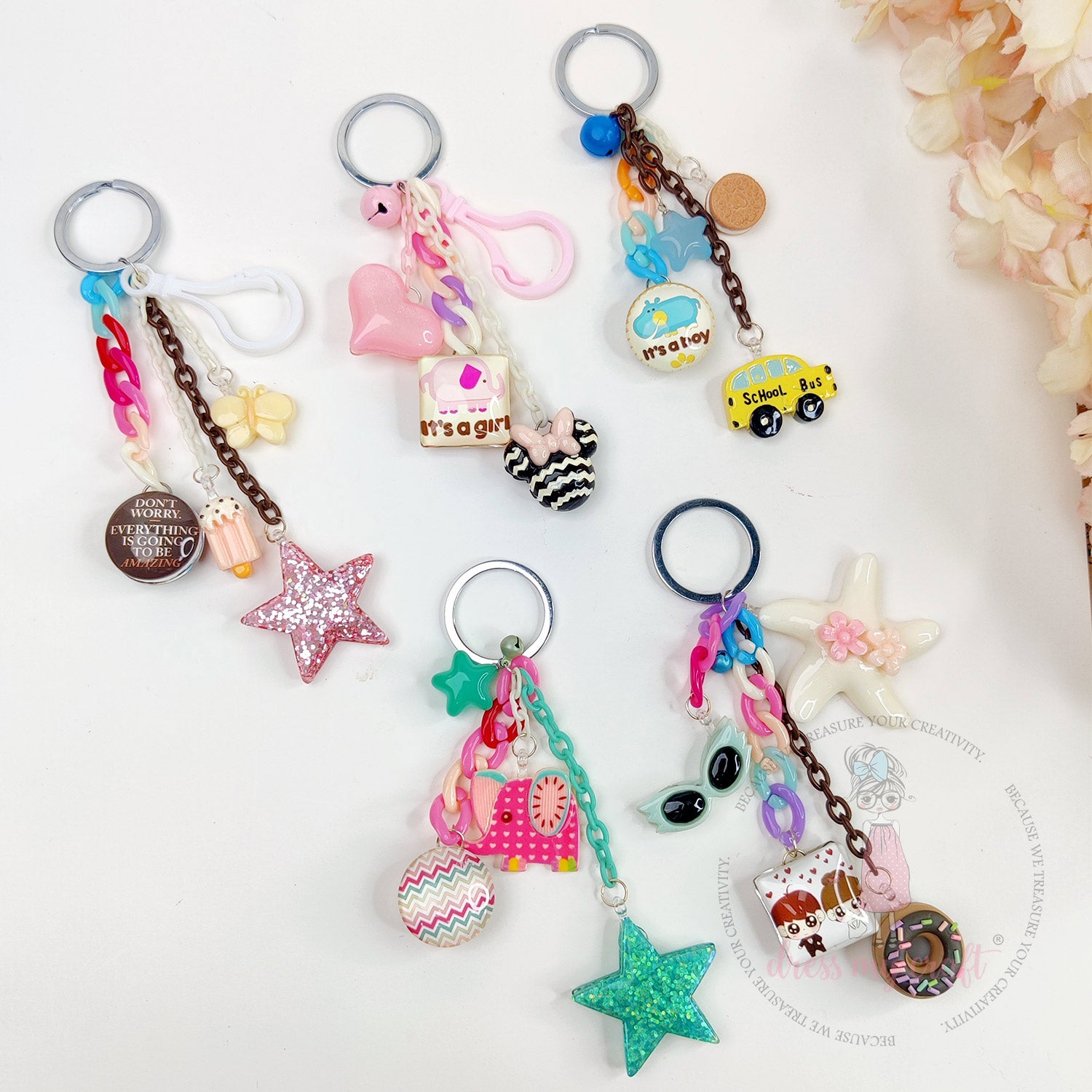 Clear Ball Keychains Class With Kit & Tutorial