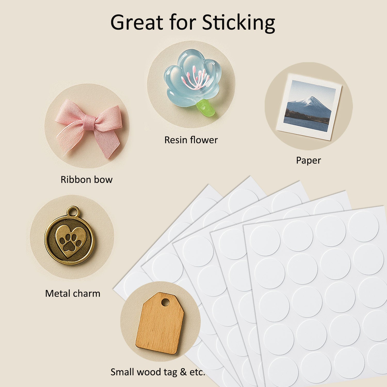 Double-Sided Sticky Dots- 2 cm