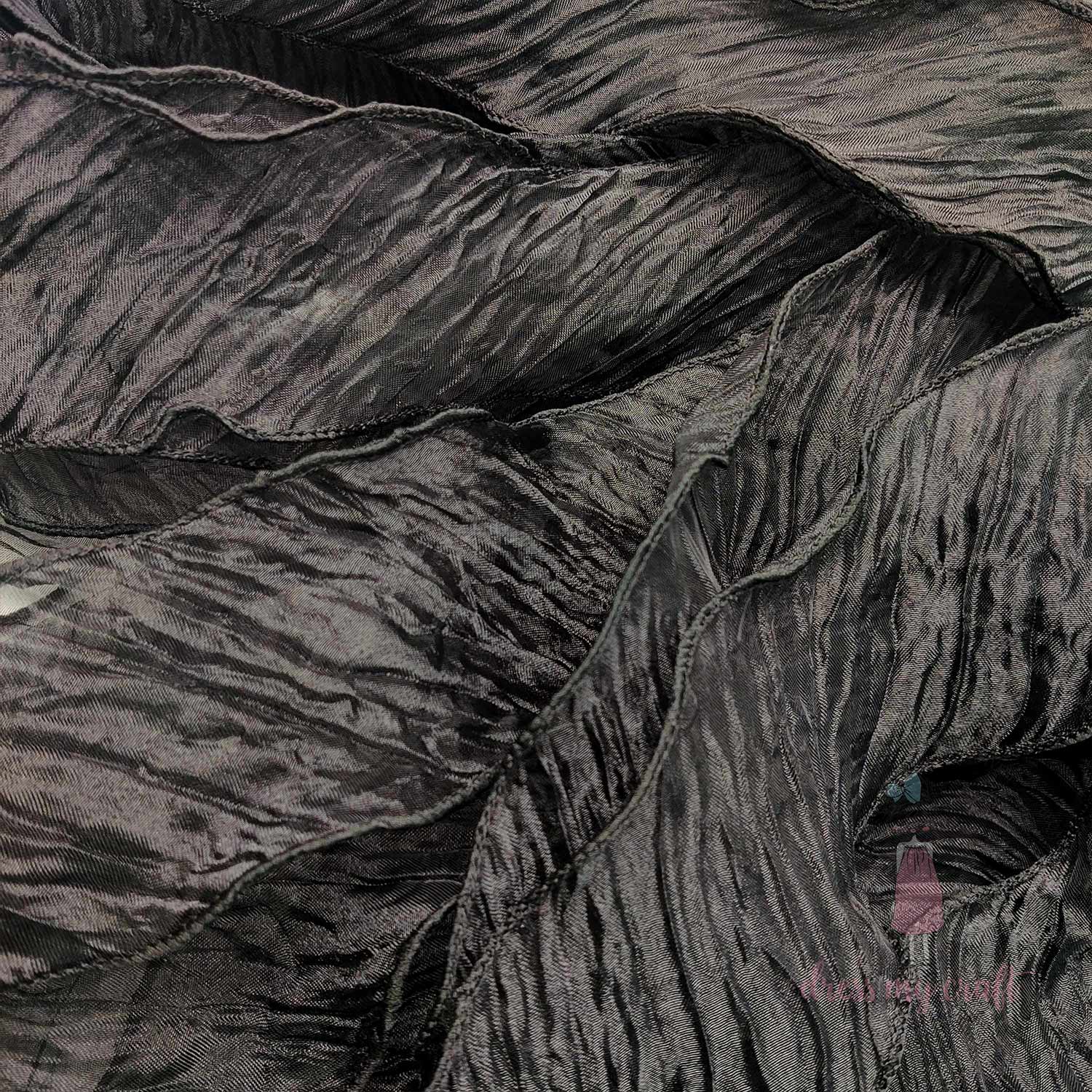 Crushed Tissue Ribbon - Black