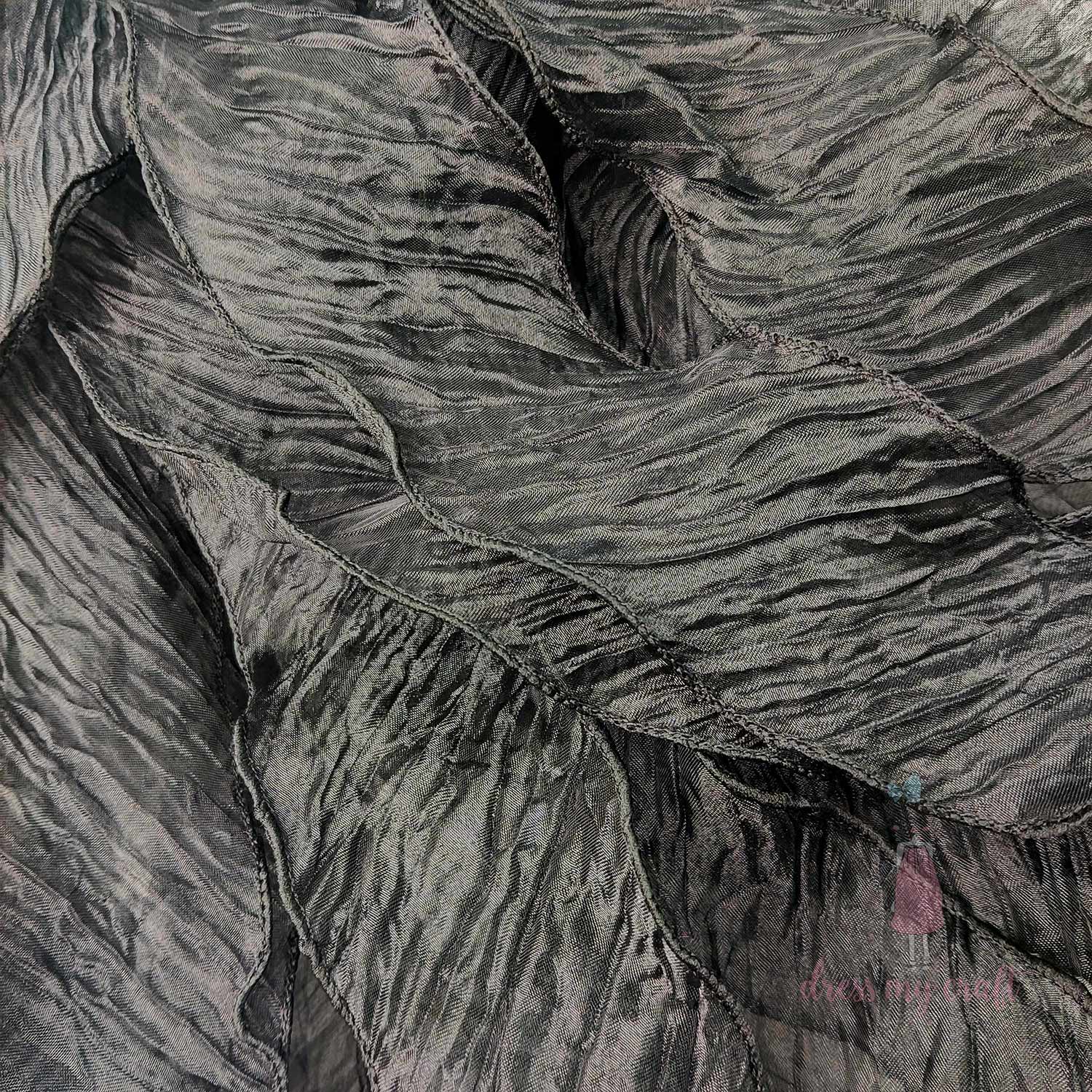 Crushed Tissue Ribbon - Black