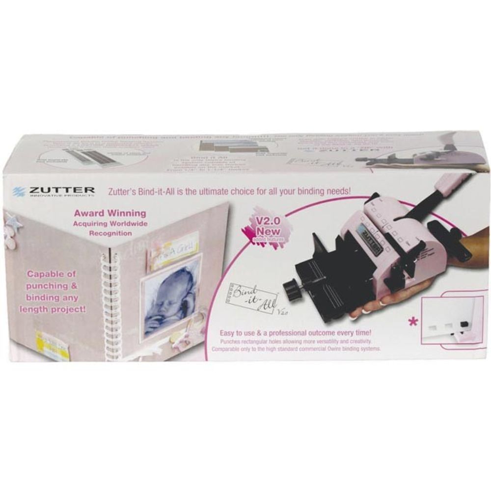 Zutter Bind-It-All Machine V2 - Pink