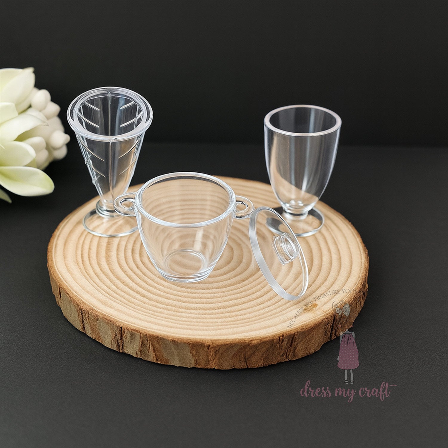 Mini Dessert Bowls, Cups & Plates