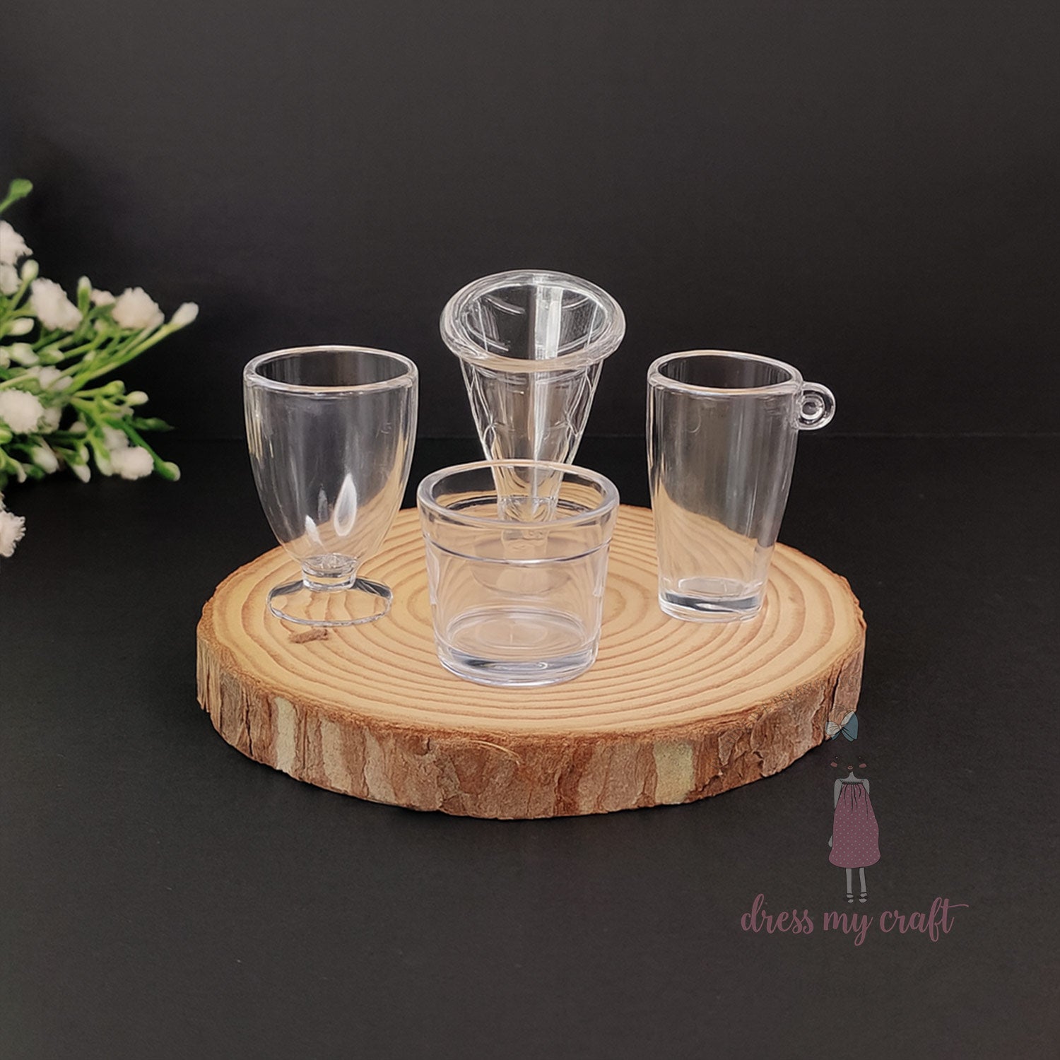 Mini Dessert Bowls, Cups & Plates