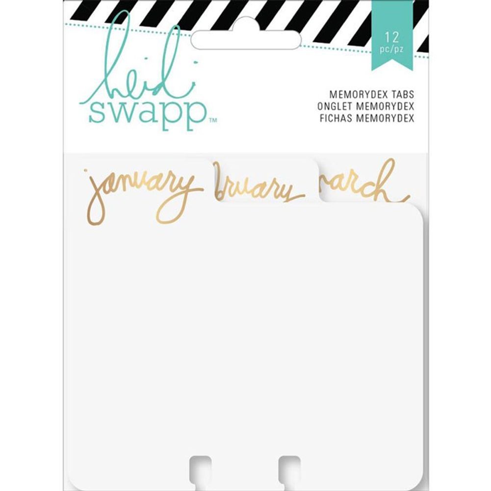 Memorydex Month Tab Cards 12/Pkg