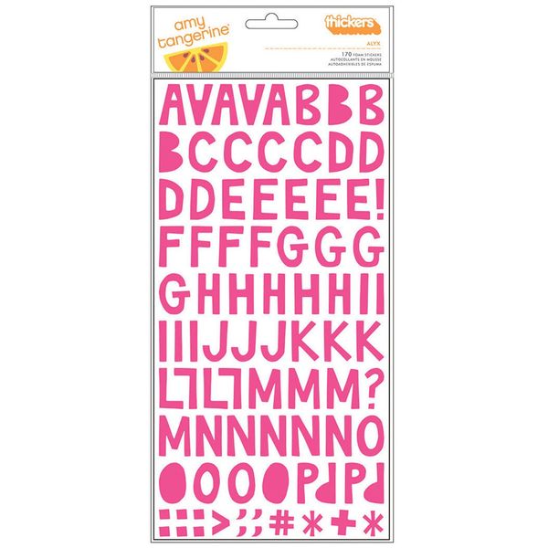 Pink Alyx - Foam Stickers