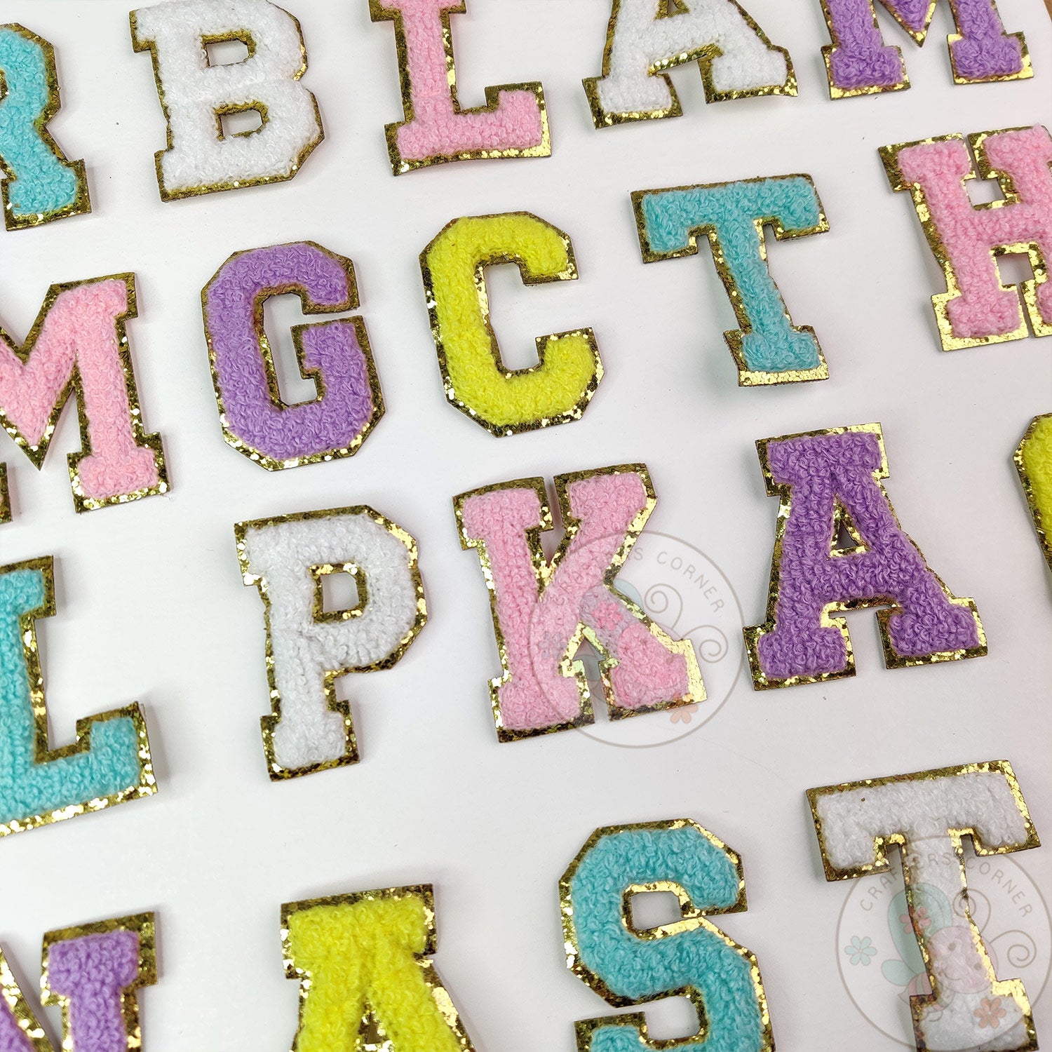 Glitter Edge Plush Alphabet A to Z