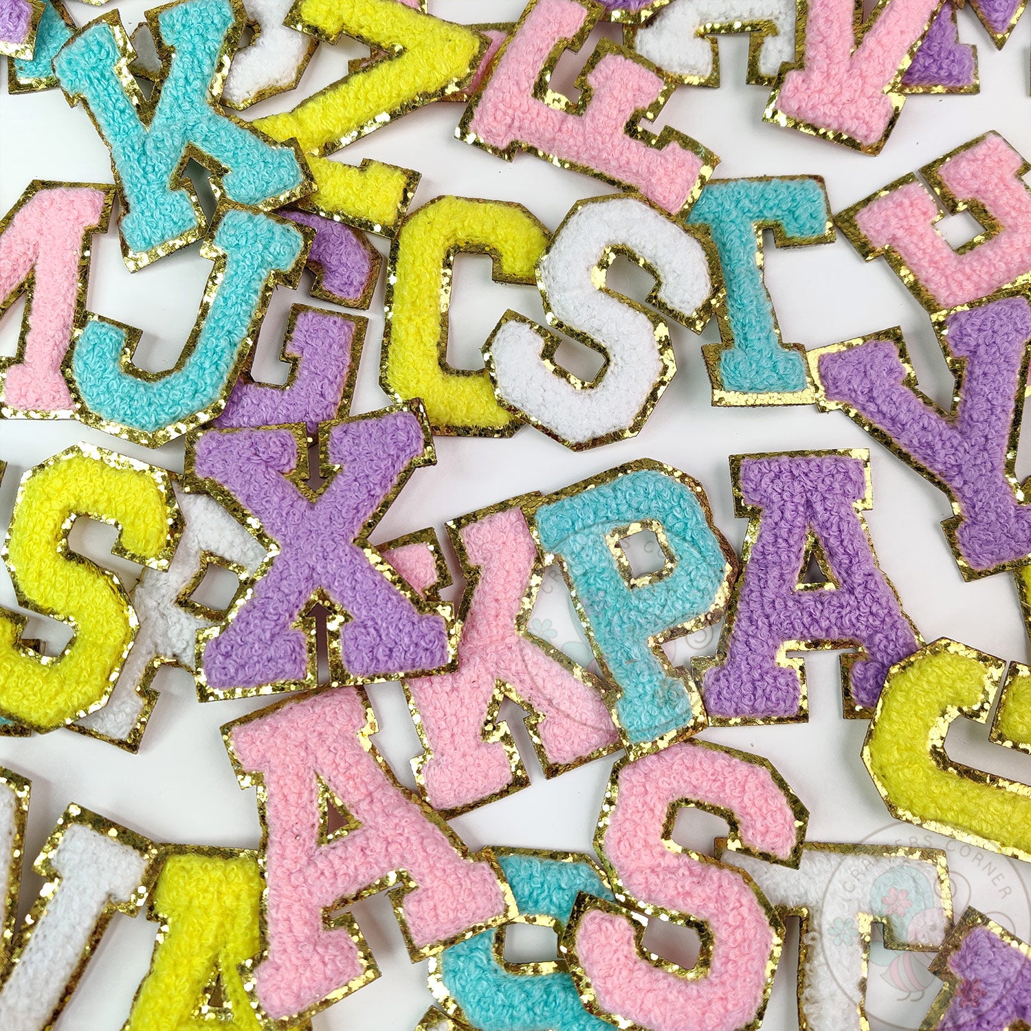 Glitter Edge Plush Alphabet A to Z