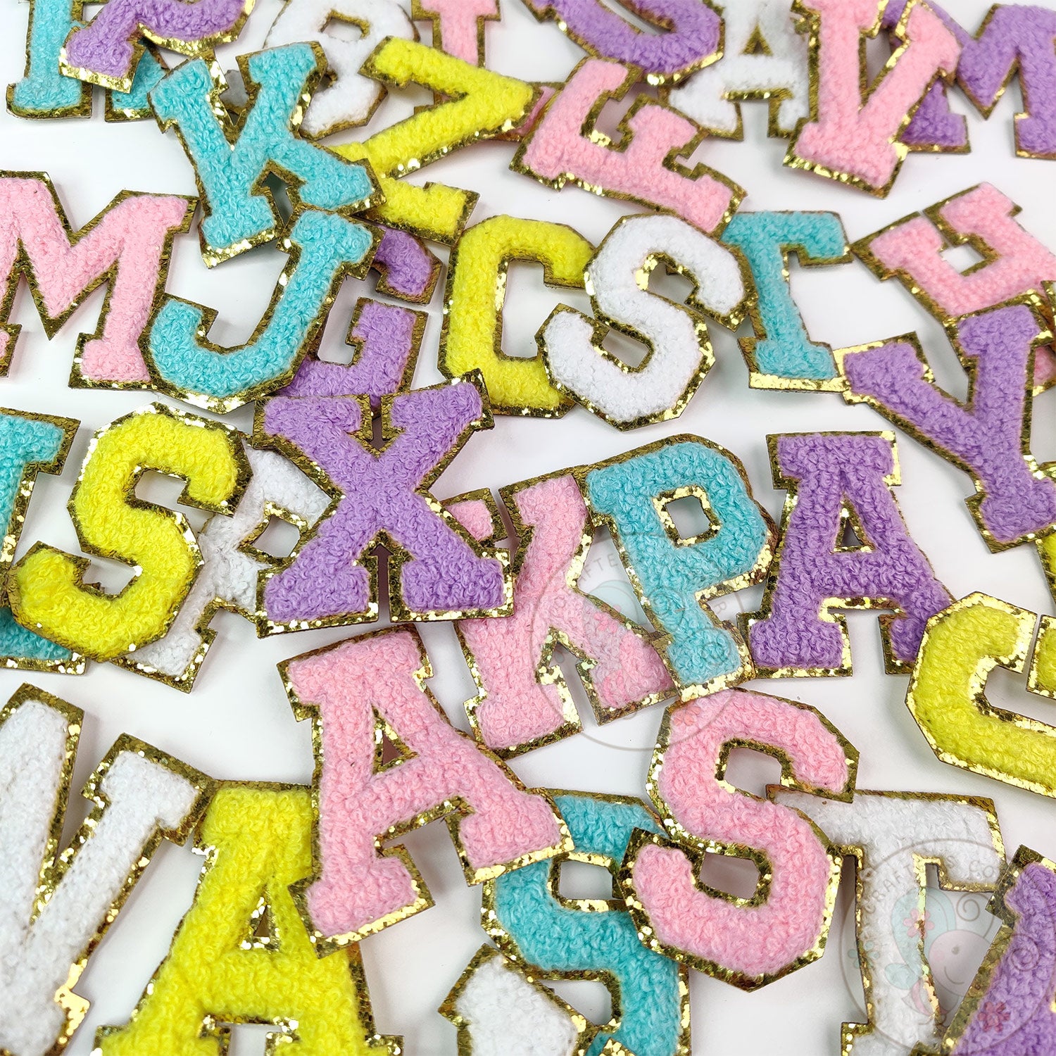 Glitter Edge Plush Alphabet A to Z