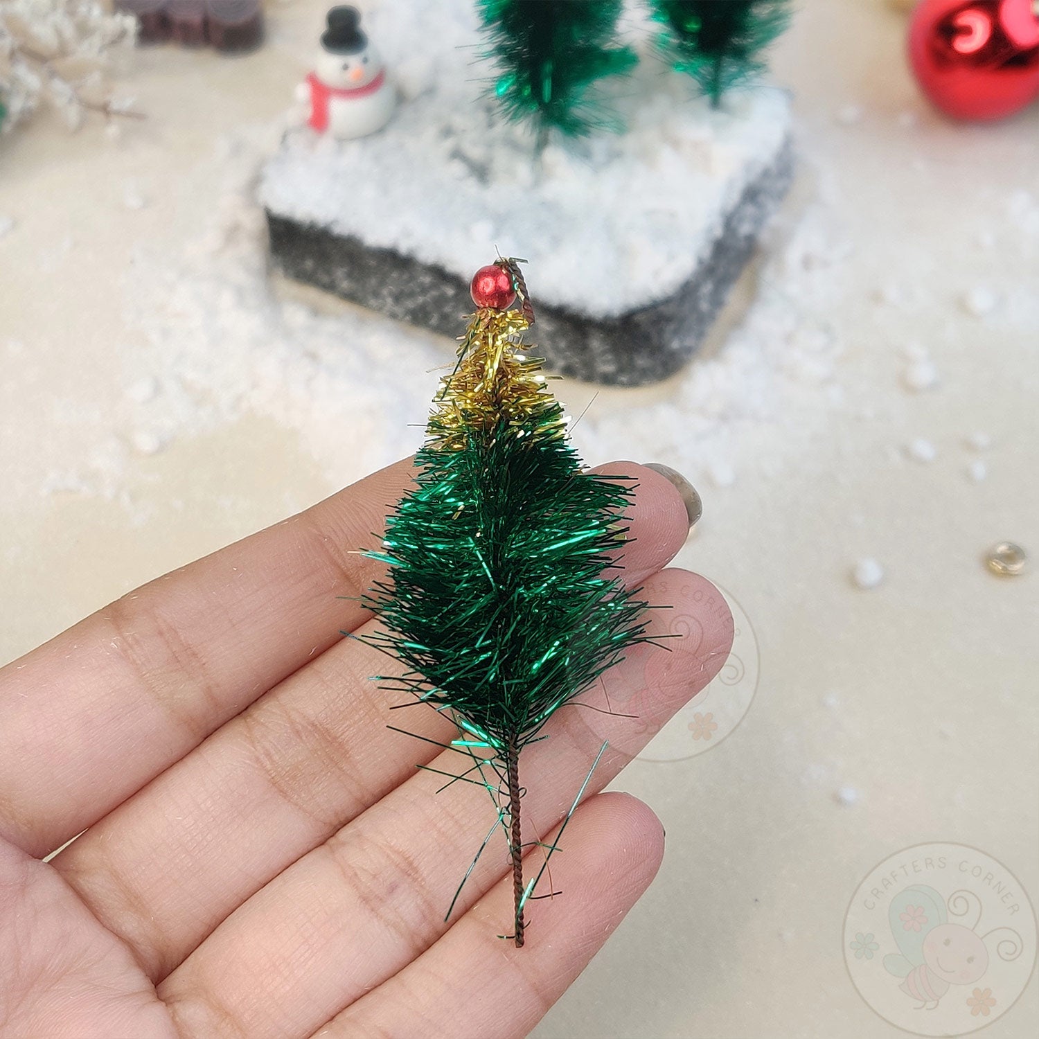 Tiny Golden Crown Trees