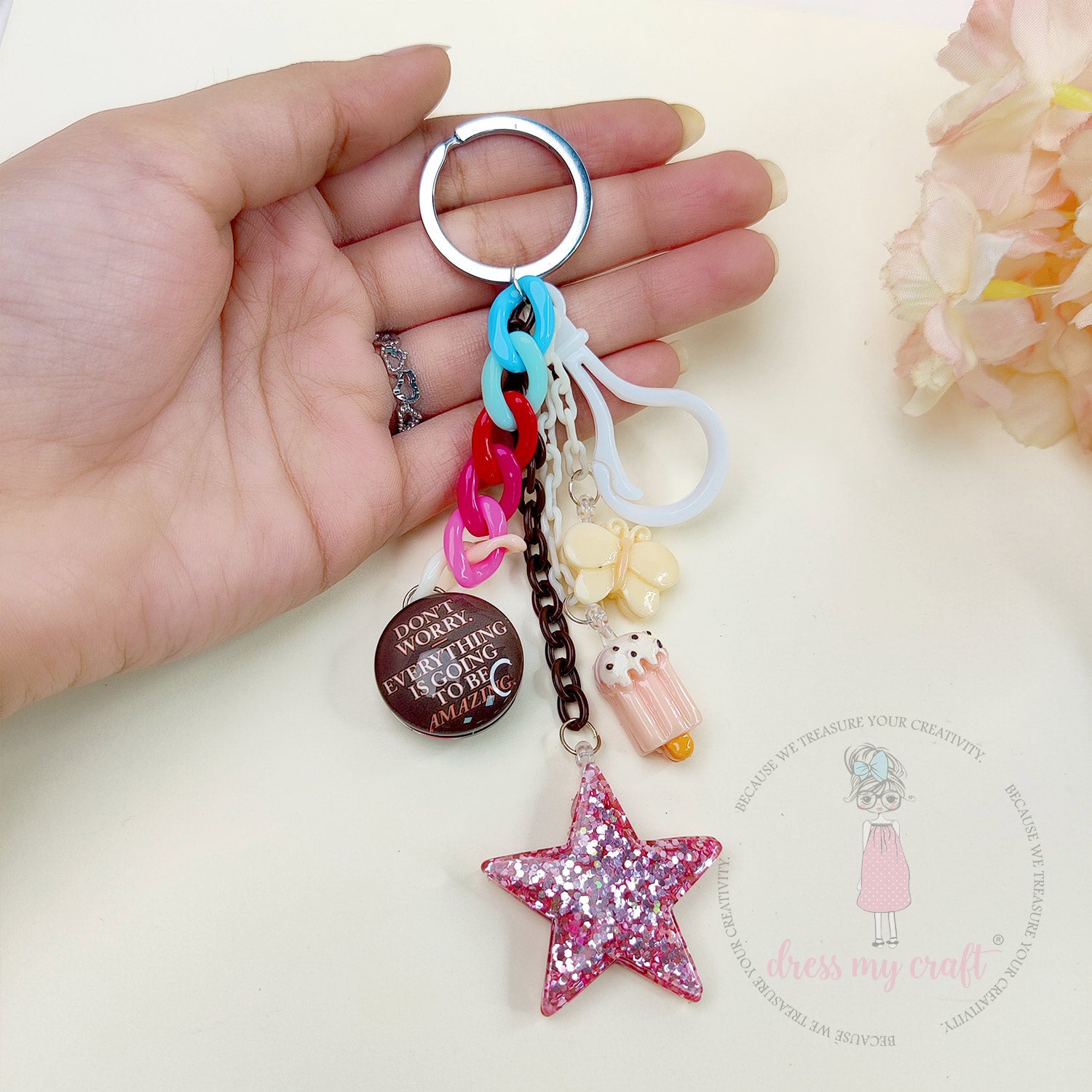 Clear Ball Keychains Class With Kit & Tutorial