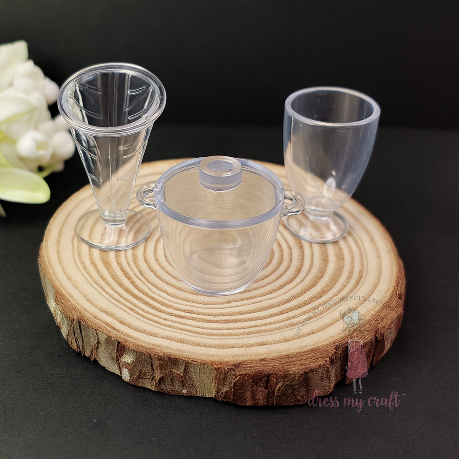 Mini Dessert Bowls, Cups & Plates