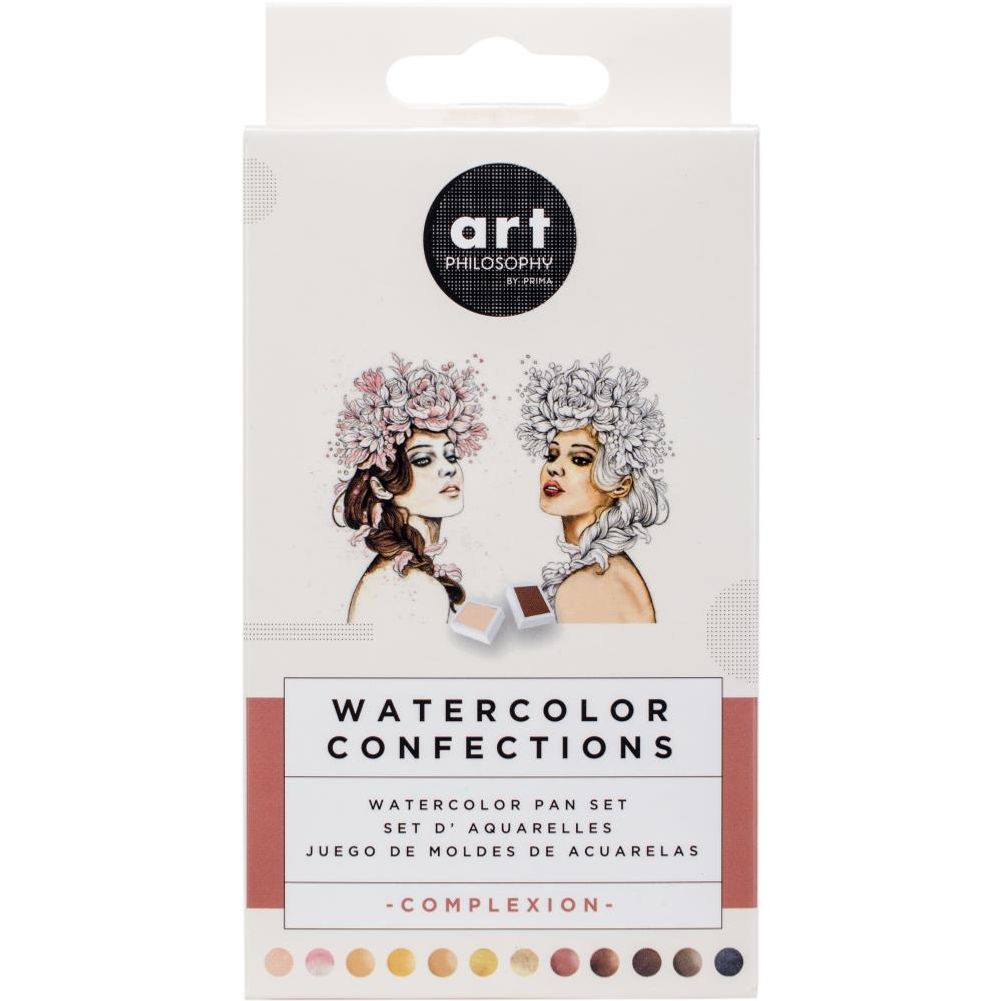 Complexion Watercolor Pans 12/Pkg