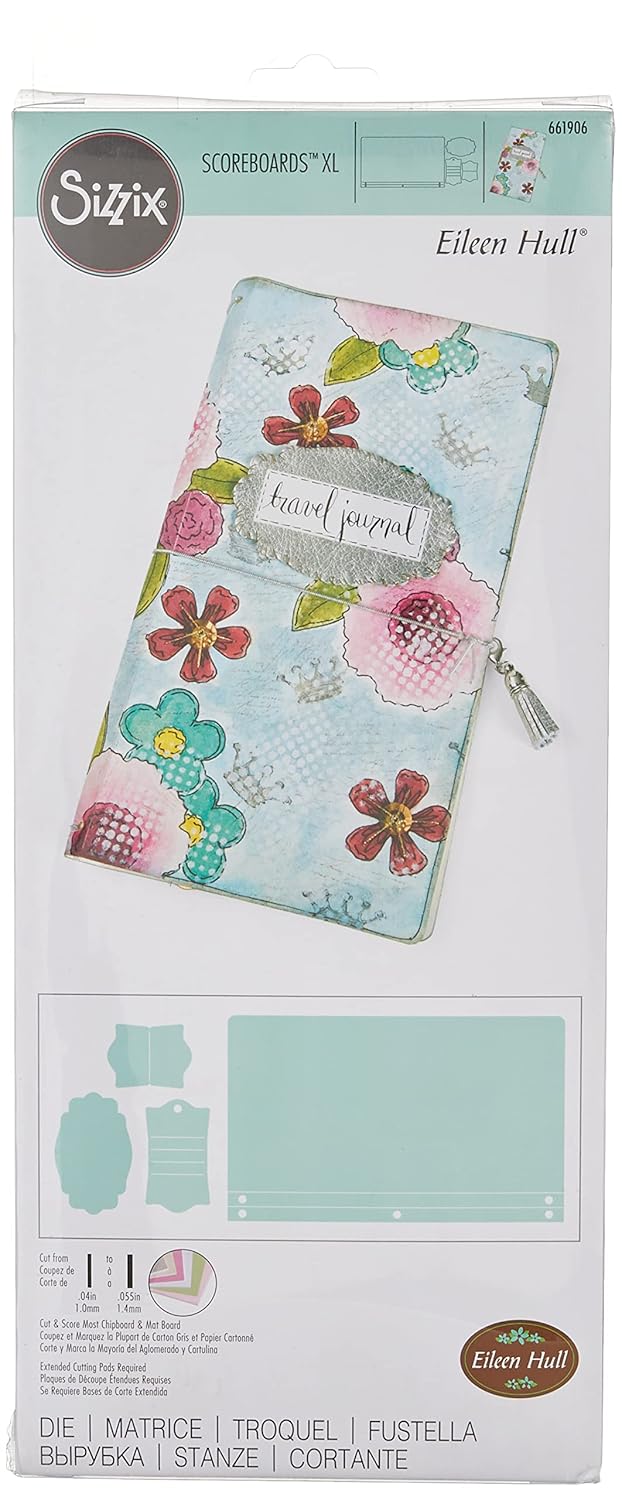 Journal Sizzix Score Boards XL Die 6X 13.75 By Eileen Hull