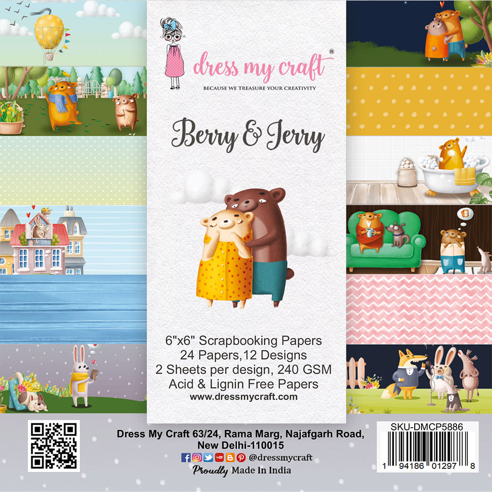 Berry & Jerry 6''x6'' Paper pack
